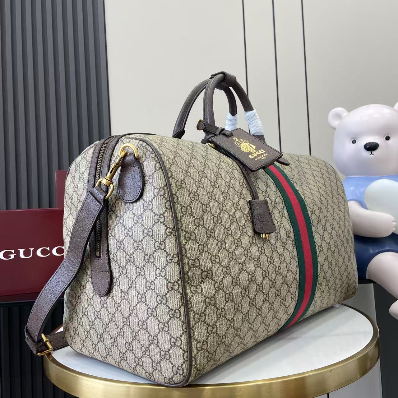 Gucci Savoy Large Duffle Bag - FashionPlug
