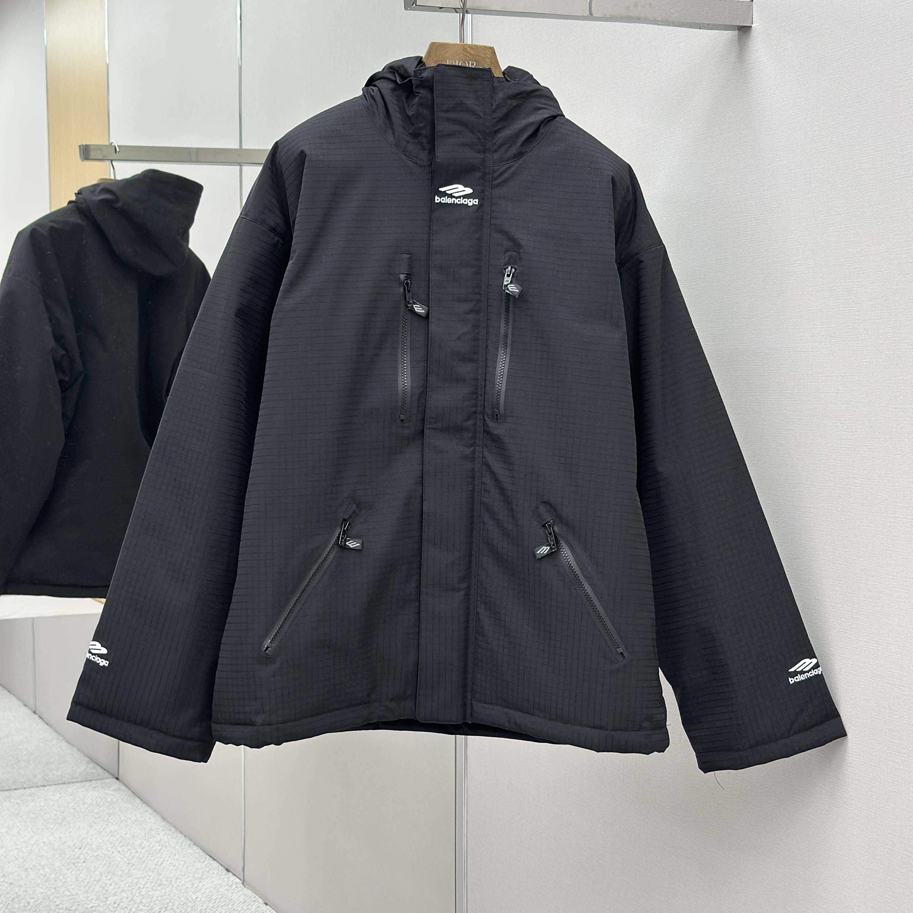 Balenciaga 3b Sports Icon Zip-up Jacke - FashionPlug