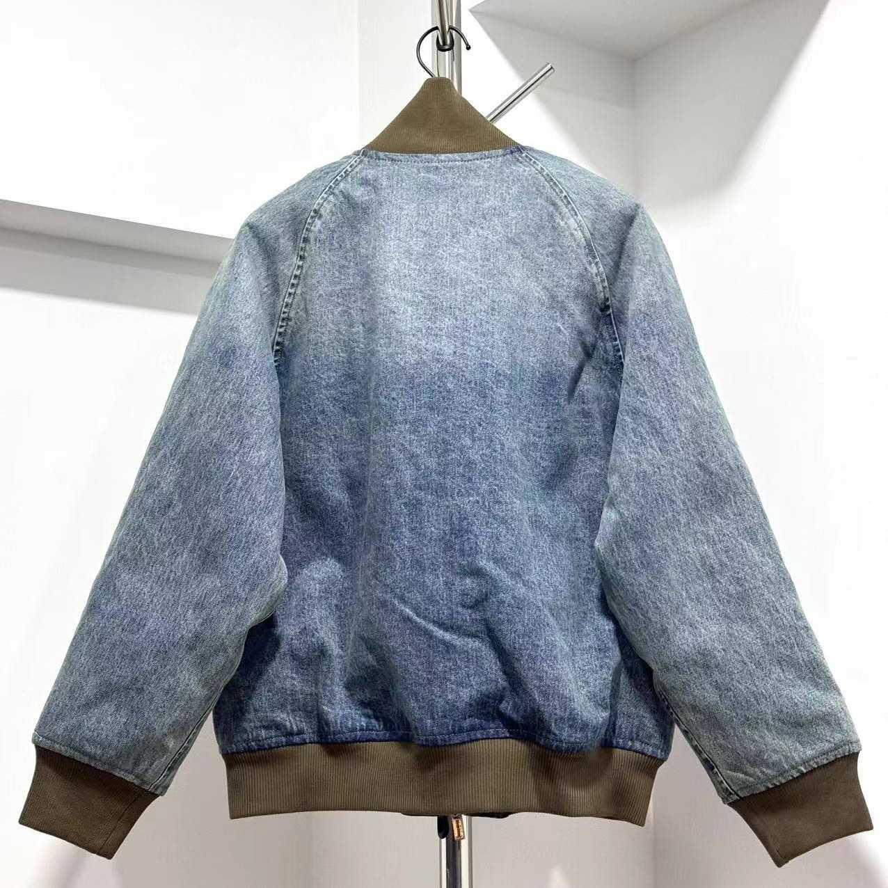 Miu Miu Denim Blouson Jacket - FashionPlug