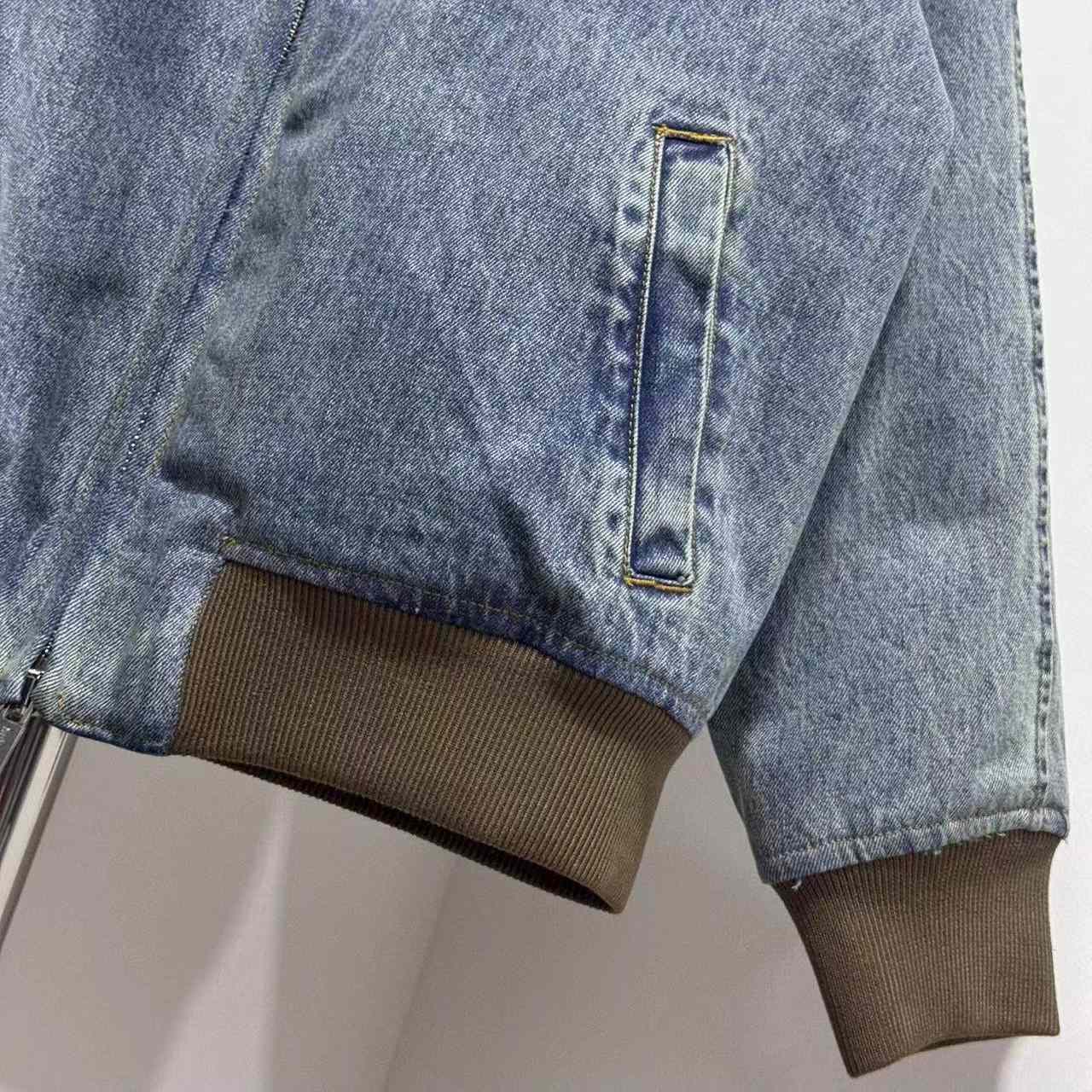 Miu Miu Denim Blouson Jacket - FashionPlug