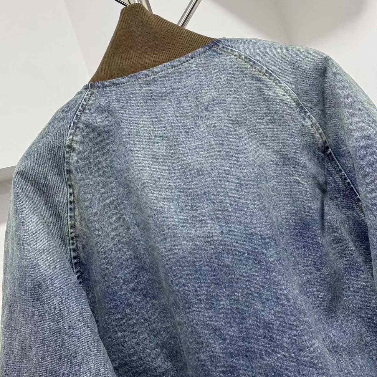 Miu Miu Denim Blouson Jacket - FashionPlug
