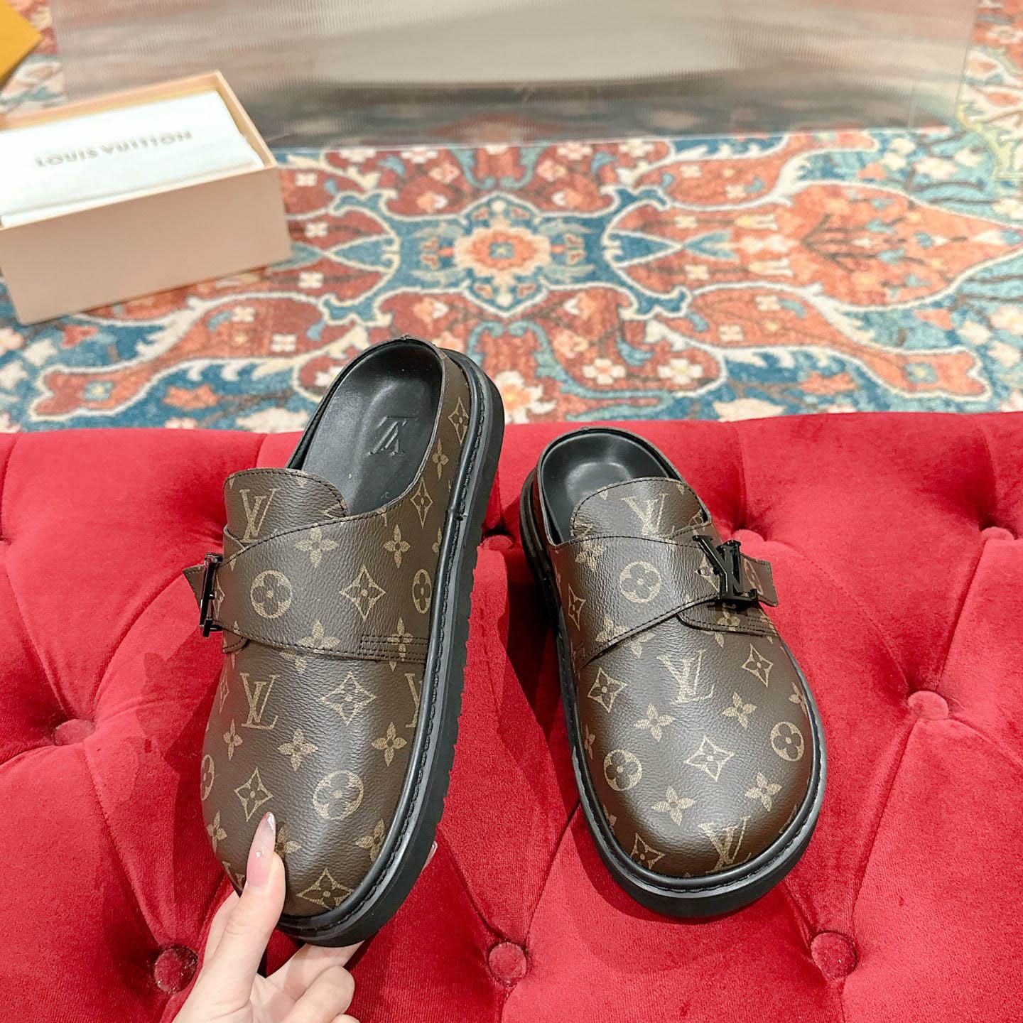 Louis Vuitton LV Easy Mule     - FashionPlug