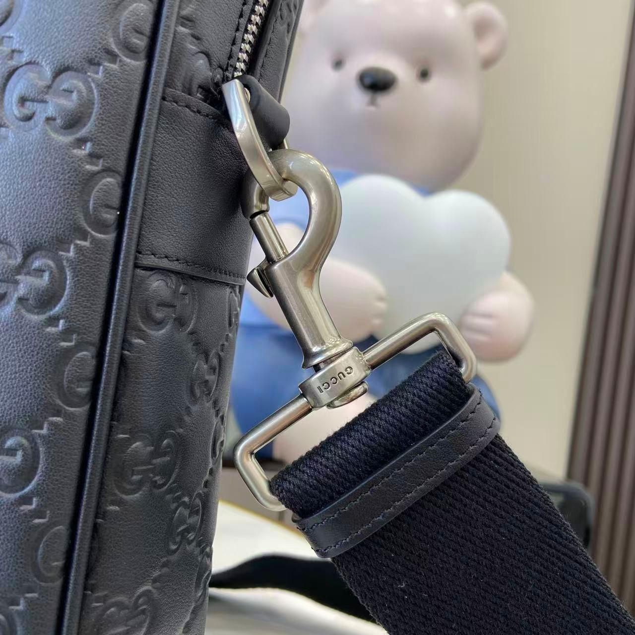 Gucci  GG Emblem Large Briefcase 850222 - FashionPlug