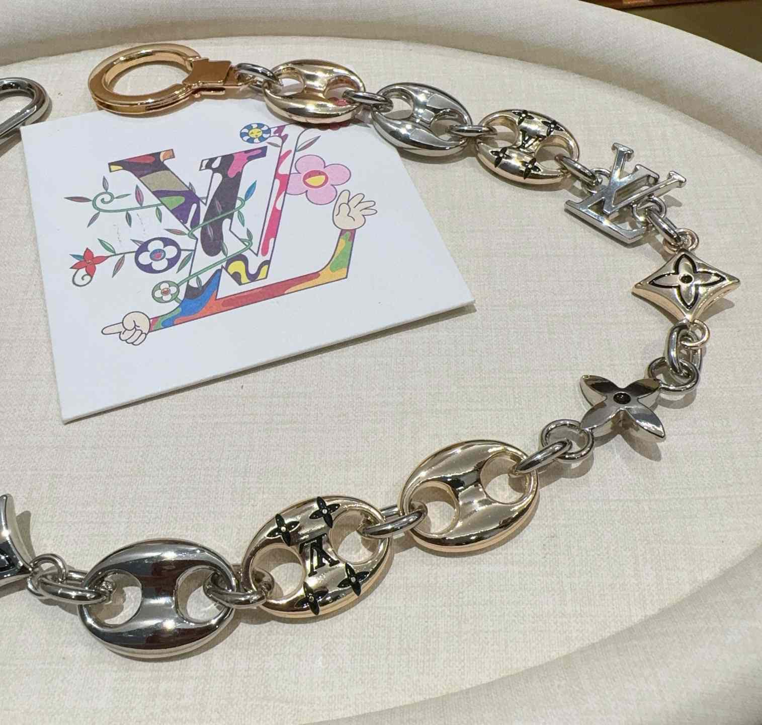 Louis Vuitton LV Sailor Chain Belt S00   M03122 - FashionPlug