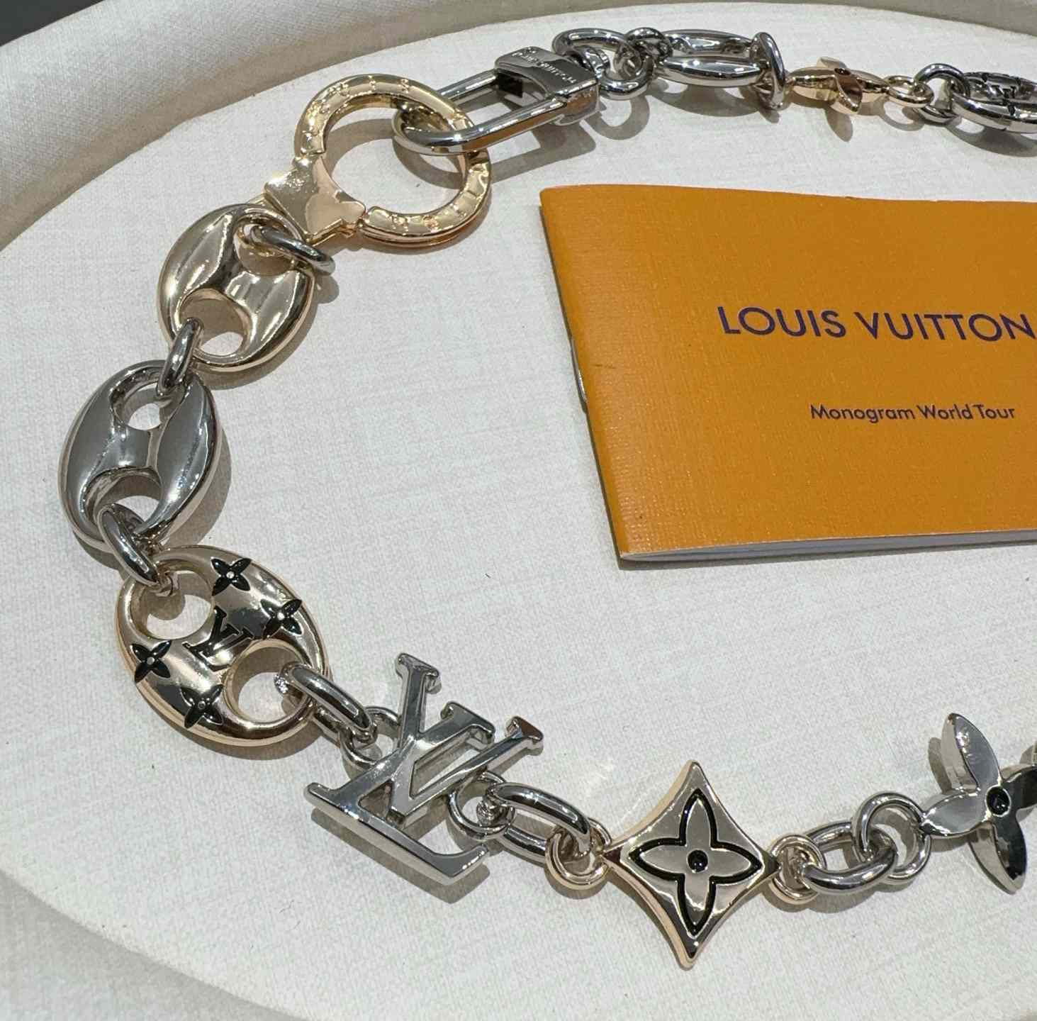 Louis Vuitton LV Sailor Chain Belt S00   M03122 - FashionPlug