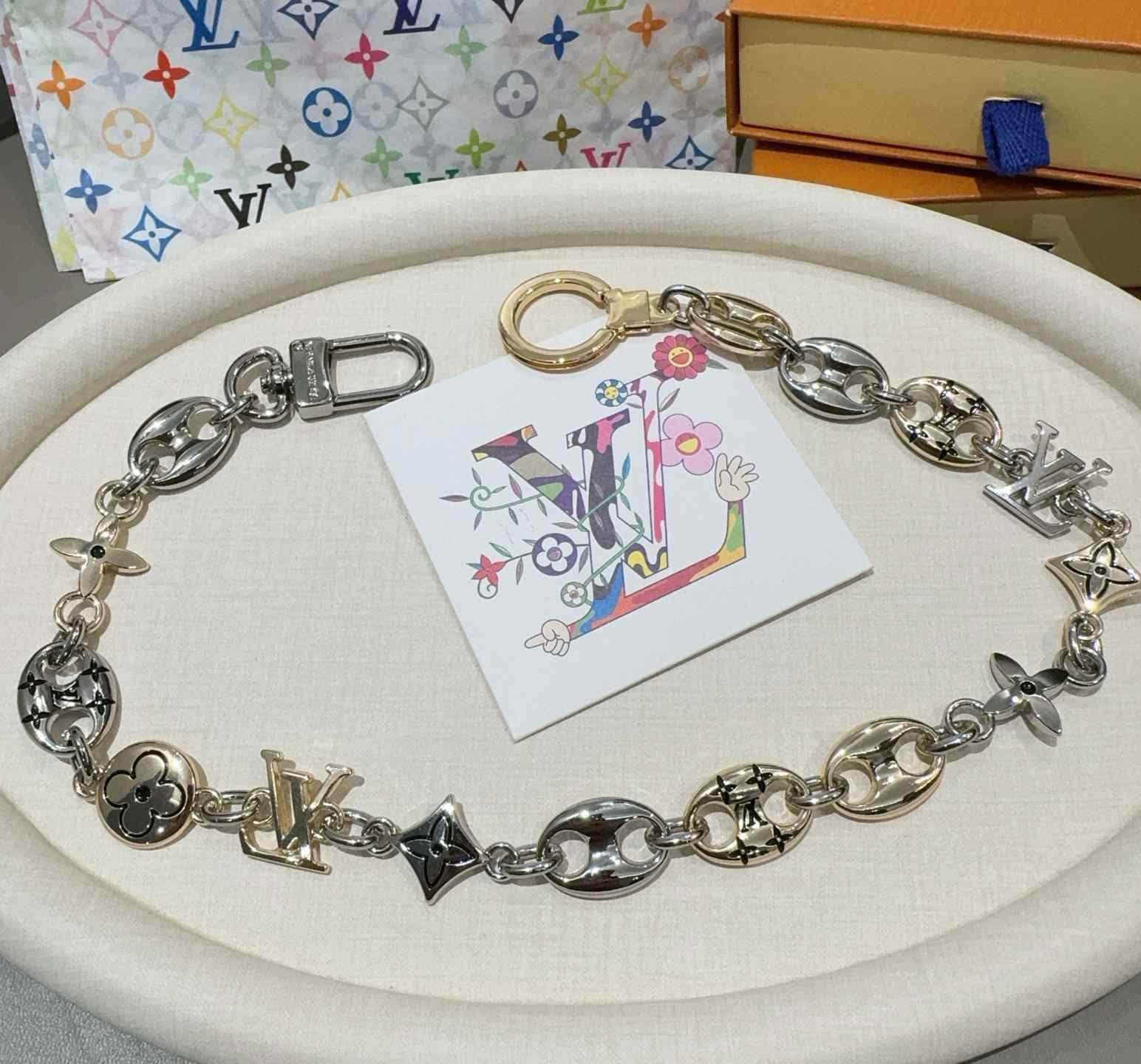 Louis Vuitton LV Sailor Chain Belt S00   M03122 - FashionPlug