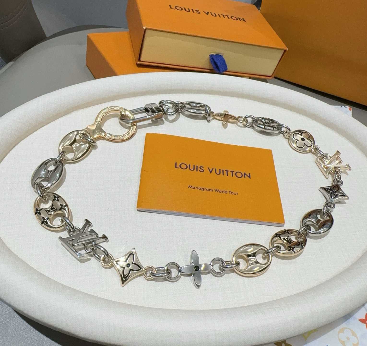 Louis Vuitton LV Sailor Chain Belt S00   M03122 - FashionPlug