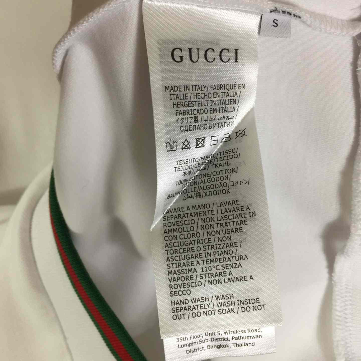 Gucci Cotton Piquet Sweatshirt With Web - FashionPlug