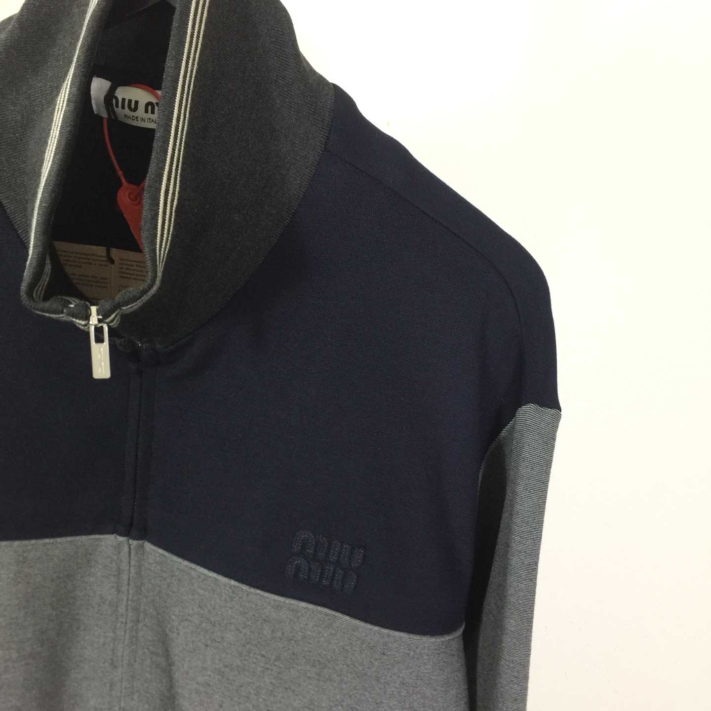 Miu Miu Zipper Sweatshirt - FashionPlug