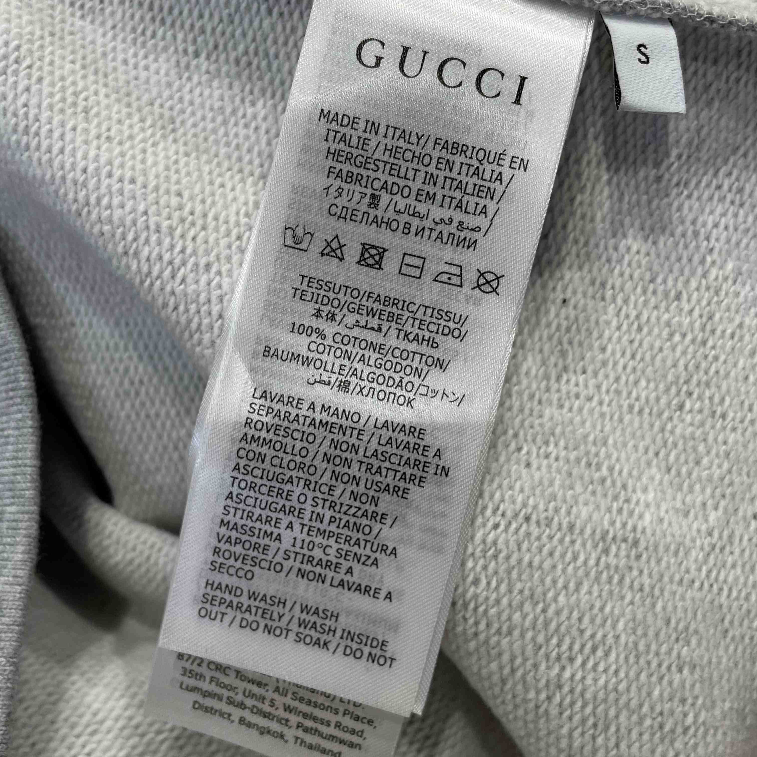 Gucci Cotton Jersey Sweatshirt With Print - FashionPlug