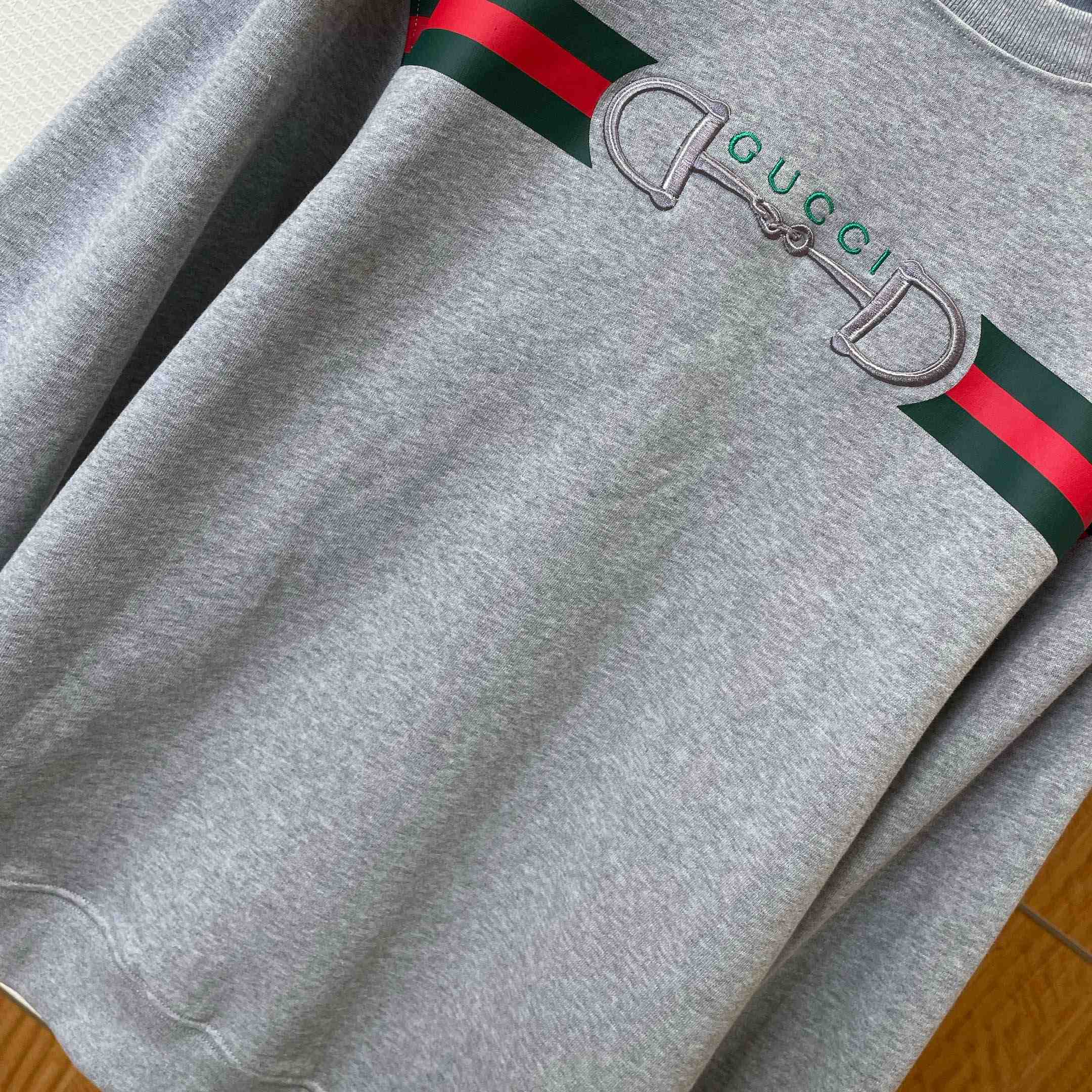 Gucci Cotton Jersey Sweatshirt With Print - FashionPlug