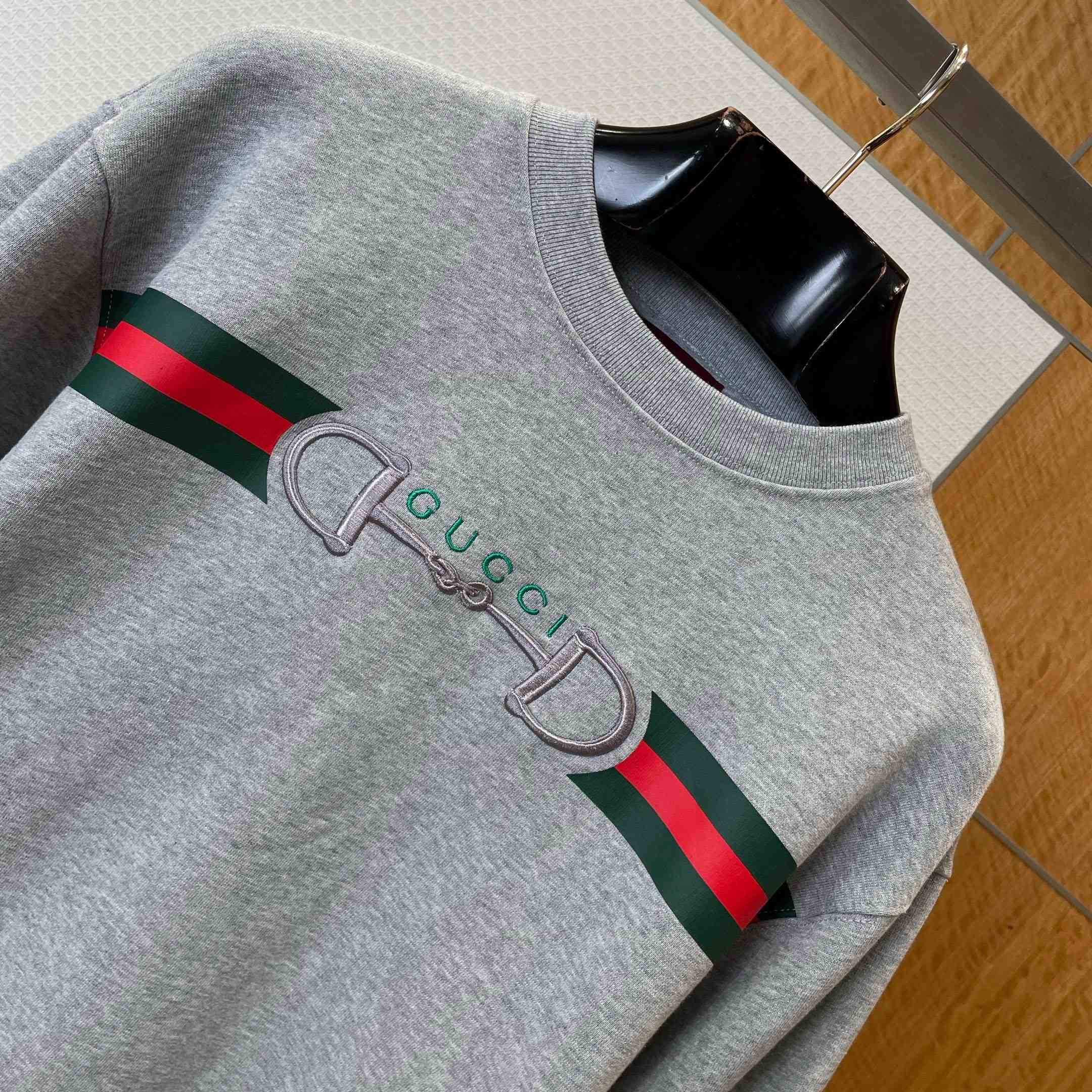 Gucci Cotton Jersey Sweatshirt With Print - FashionPlug