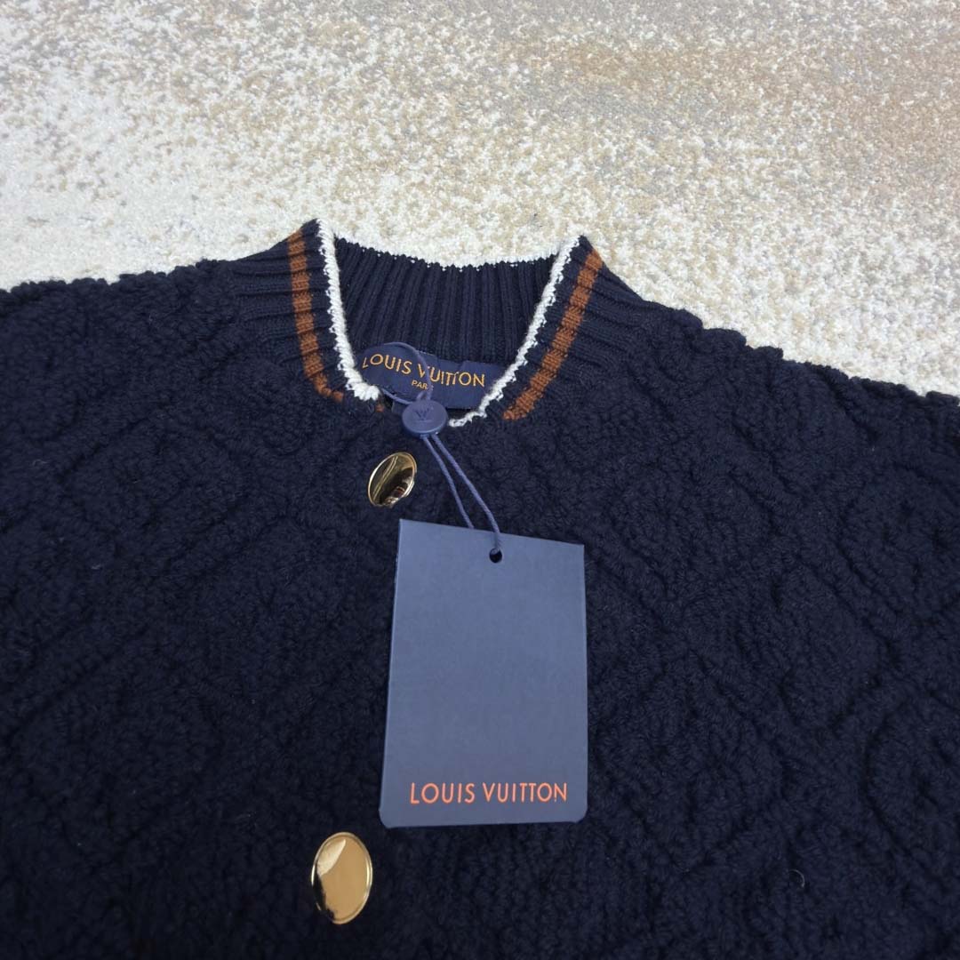 Louis Vuitton Monogram Toweling Varsity Jacket    1AIQFO - FashionPlug