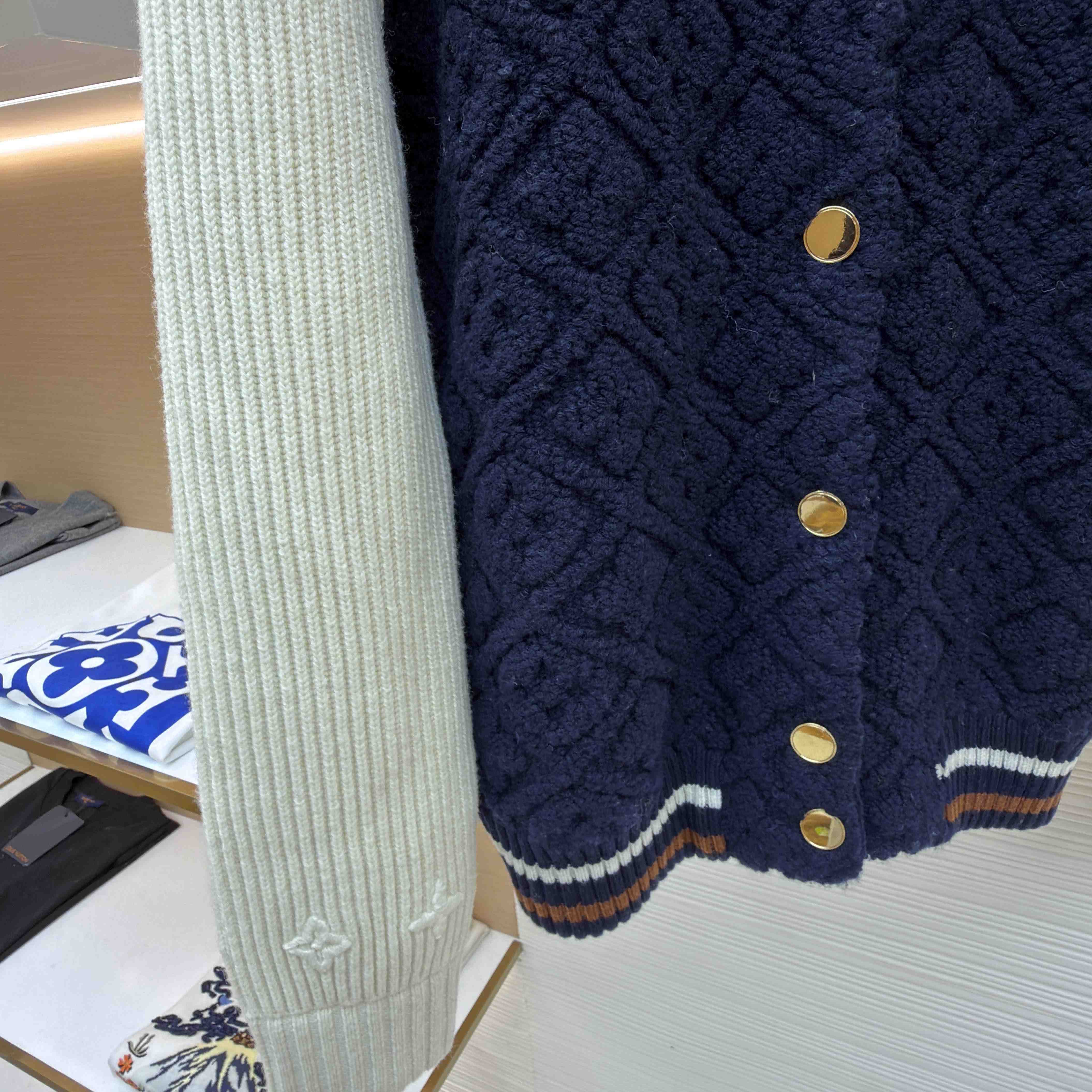 Louis Vuitton Monogram Toweling Varsity Jacket    1AIQFO - FashionPlug