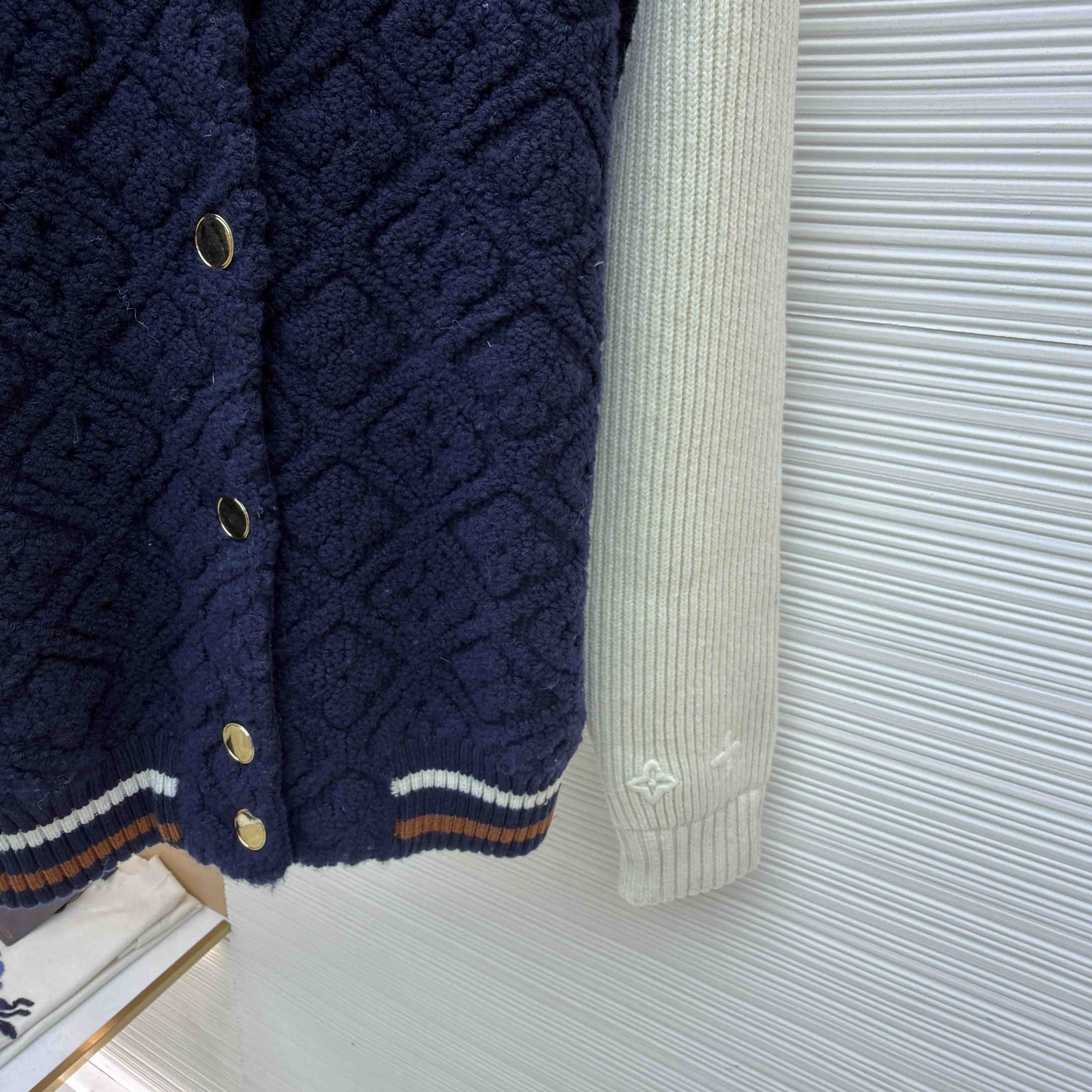 Louis Vuitton Monogram Toweling Varsity Jacket    1AIQFO - FashionPlug