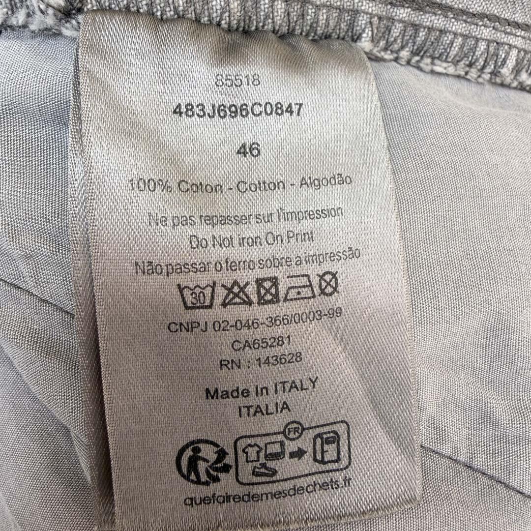 Dior Cannage Carpenter Jeans Gray Cotton Twill - FashionPlug