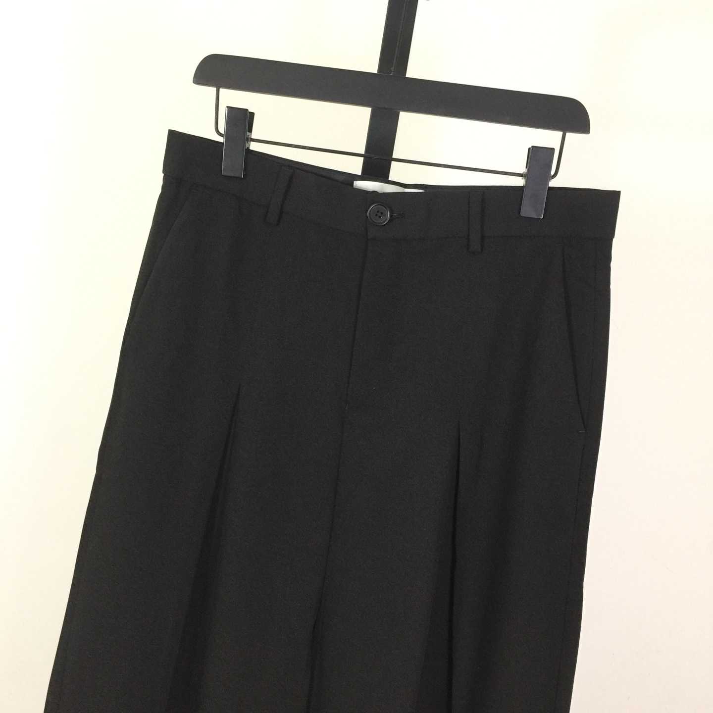 Loewe Low Crotch Trousers In Cotton Black - FashionPlug