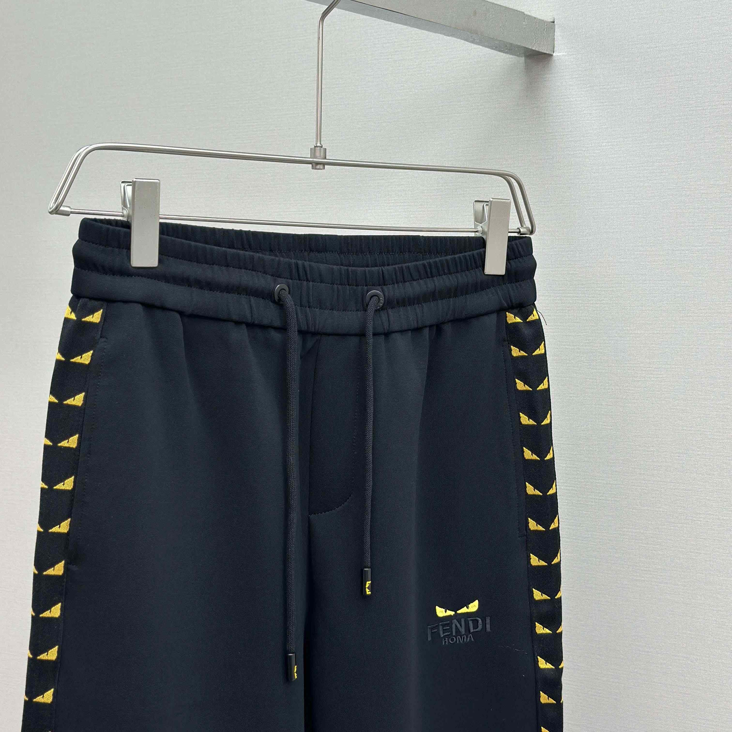 Fendi Trousers In Cotton  - FashionPlug