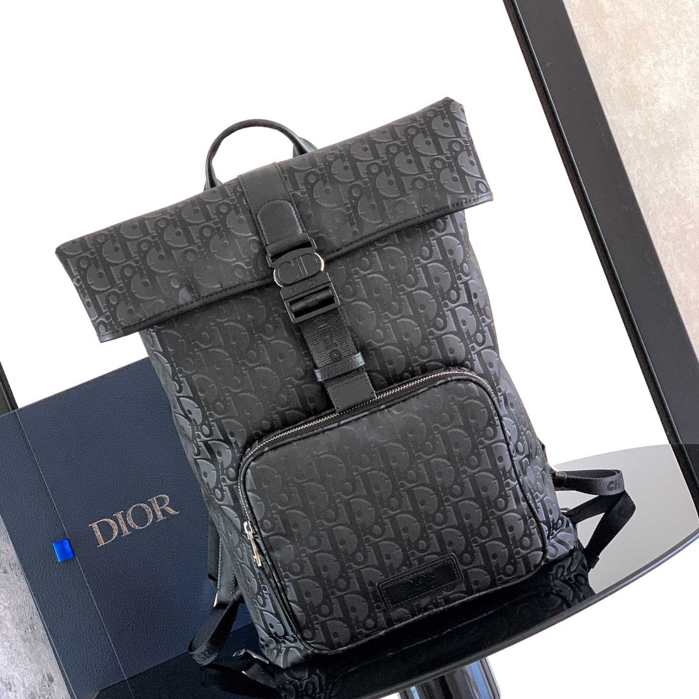 Dior Trek Roll Top Backpack  - FashionPlug