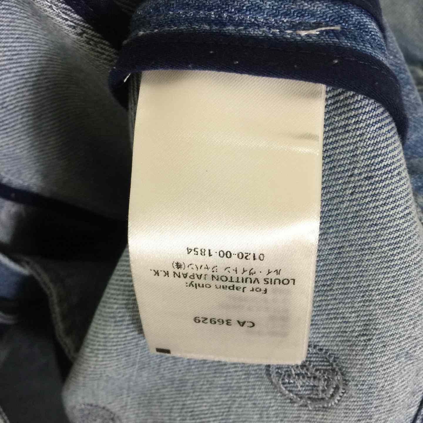 Louis Vuitton Sequin Signature Denim Jacket - FashionPlug