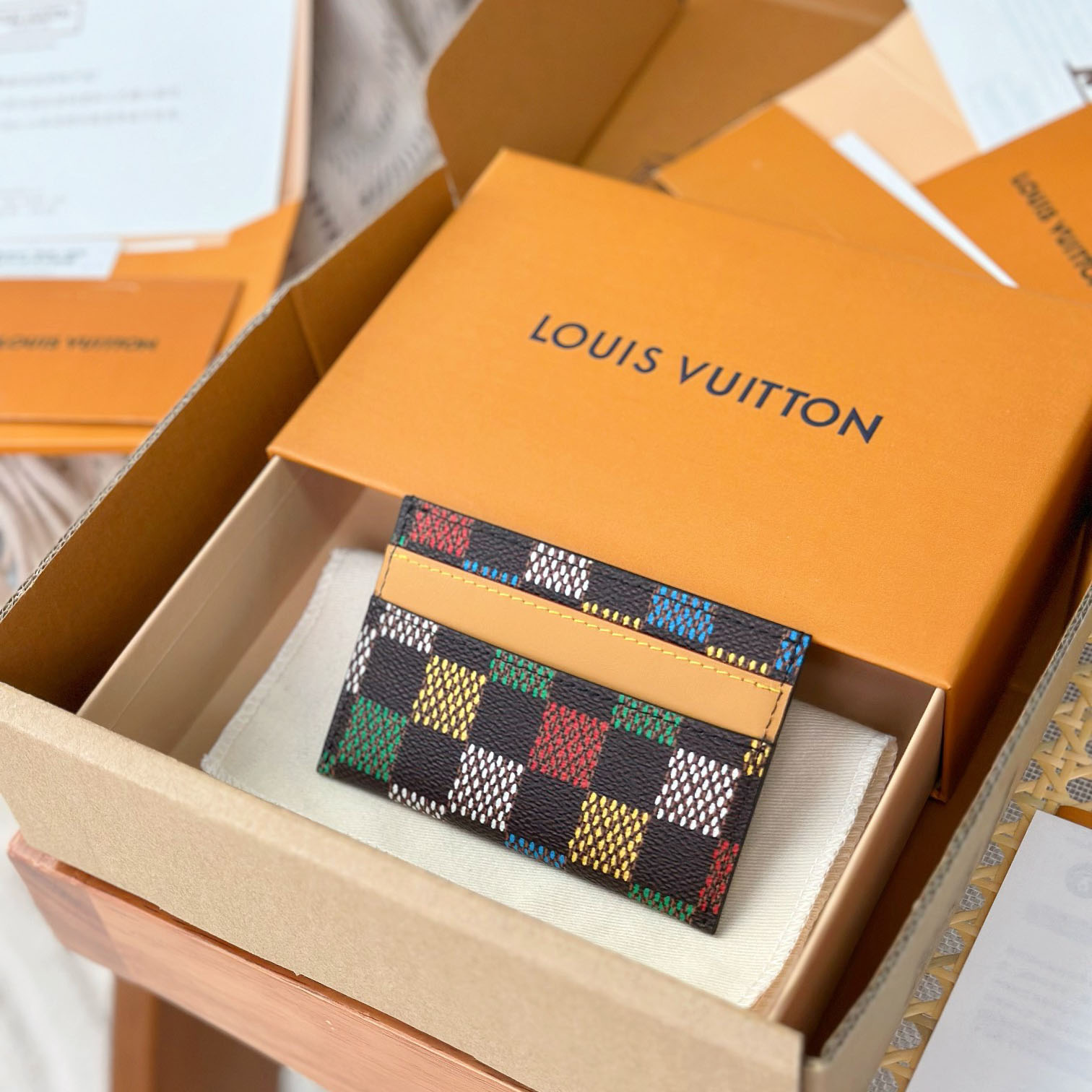 Louis Vuitton Porta-cartão Double N00189 - FashionPlug