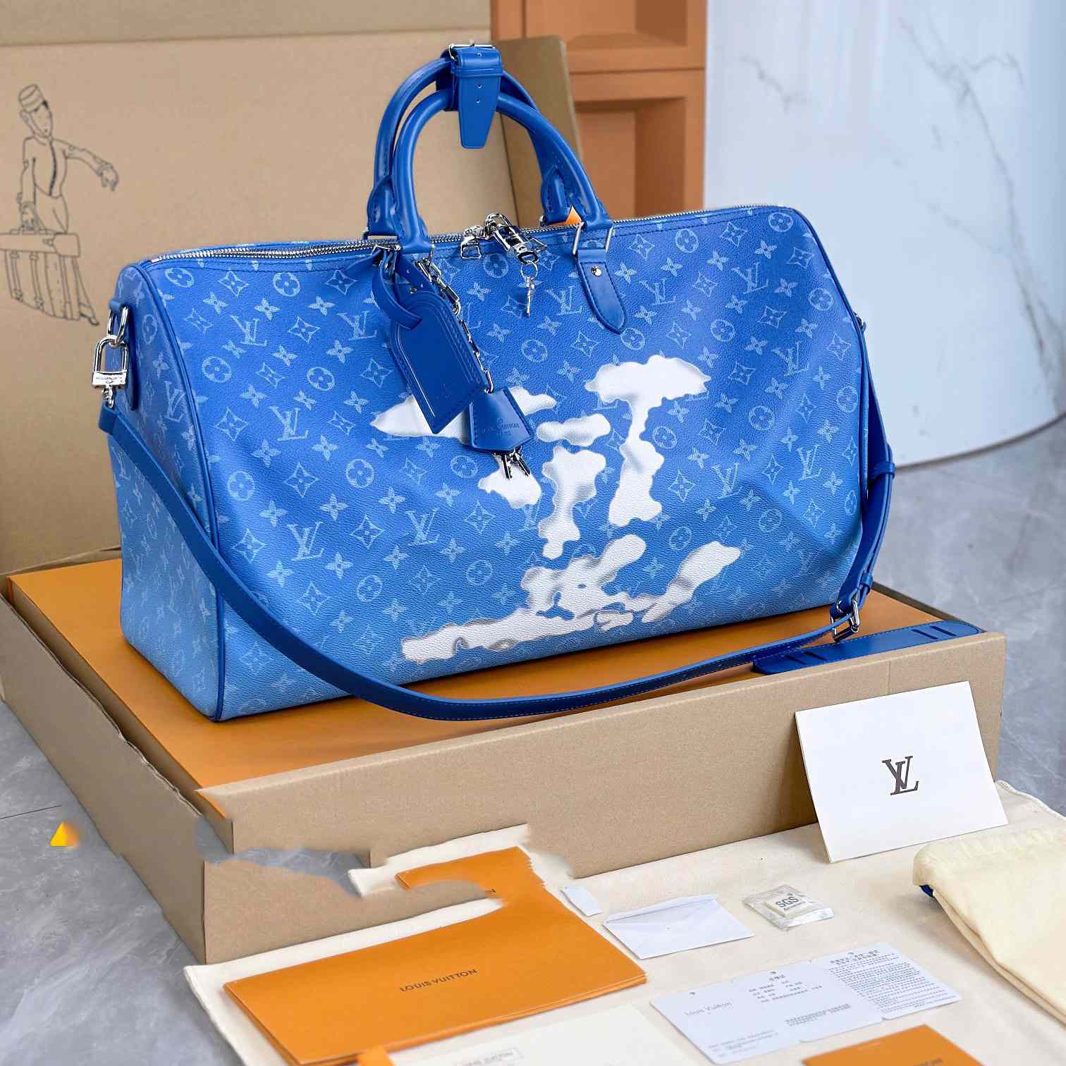 Louis Vuitton Keepall Bandoulière 50    M45428 - FashionPlug