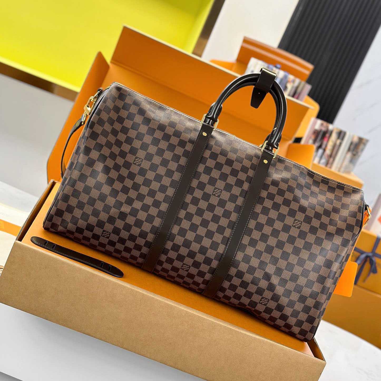 Louis Vuitton Keepall Bandoulière 55 N41414 - FashionPlug