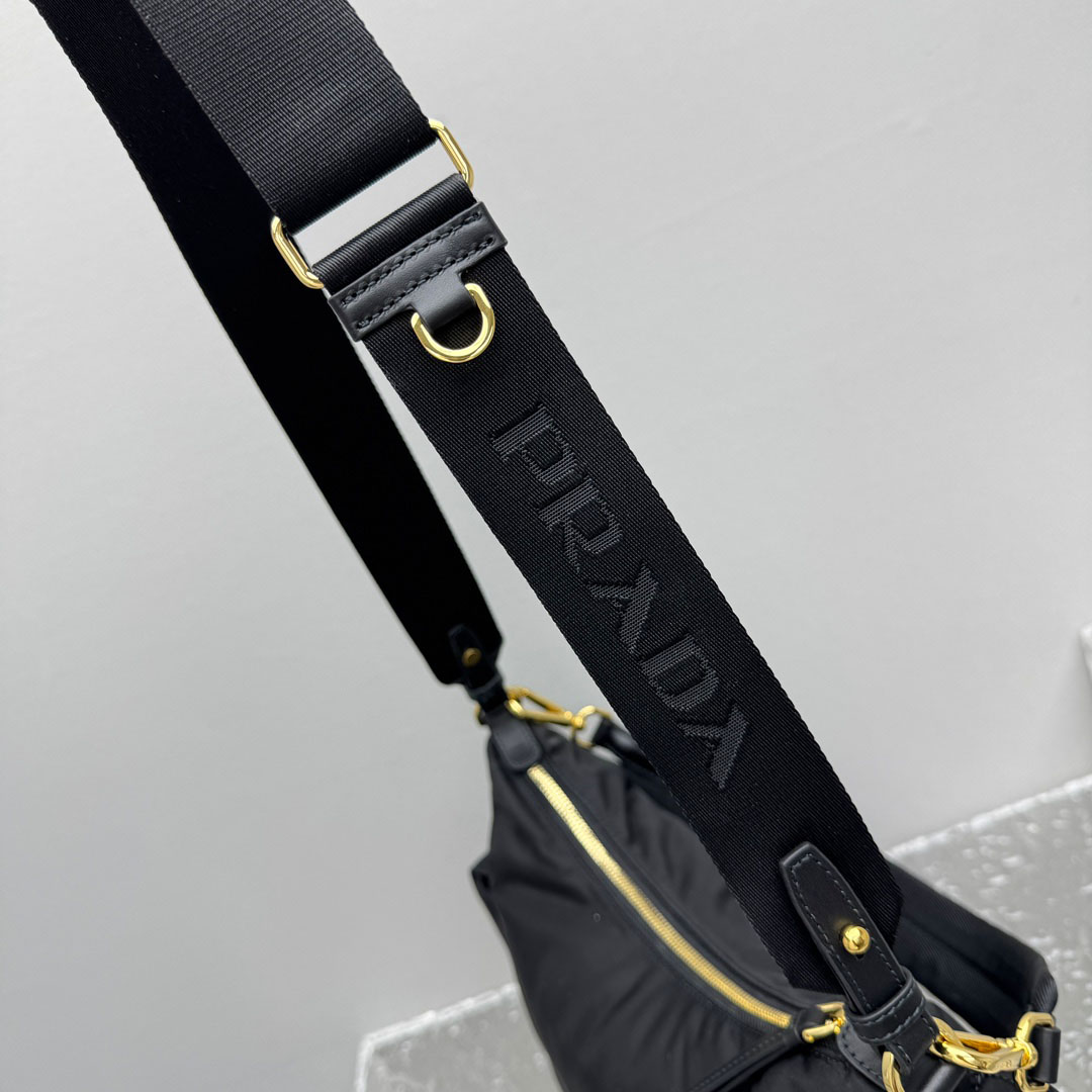 Prada Explore Large Re-Nylon And Leather Bag - FashionPlug