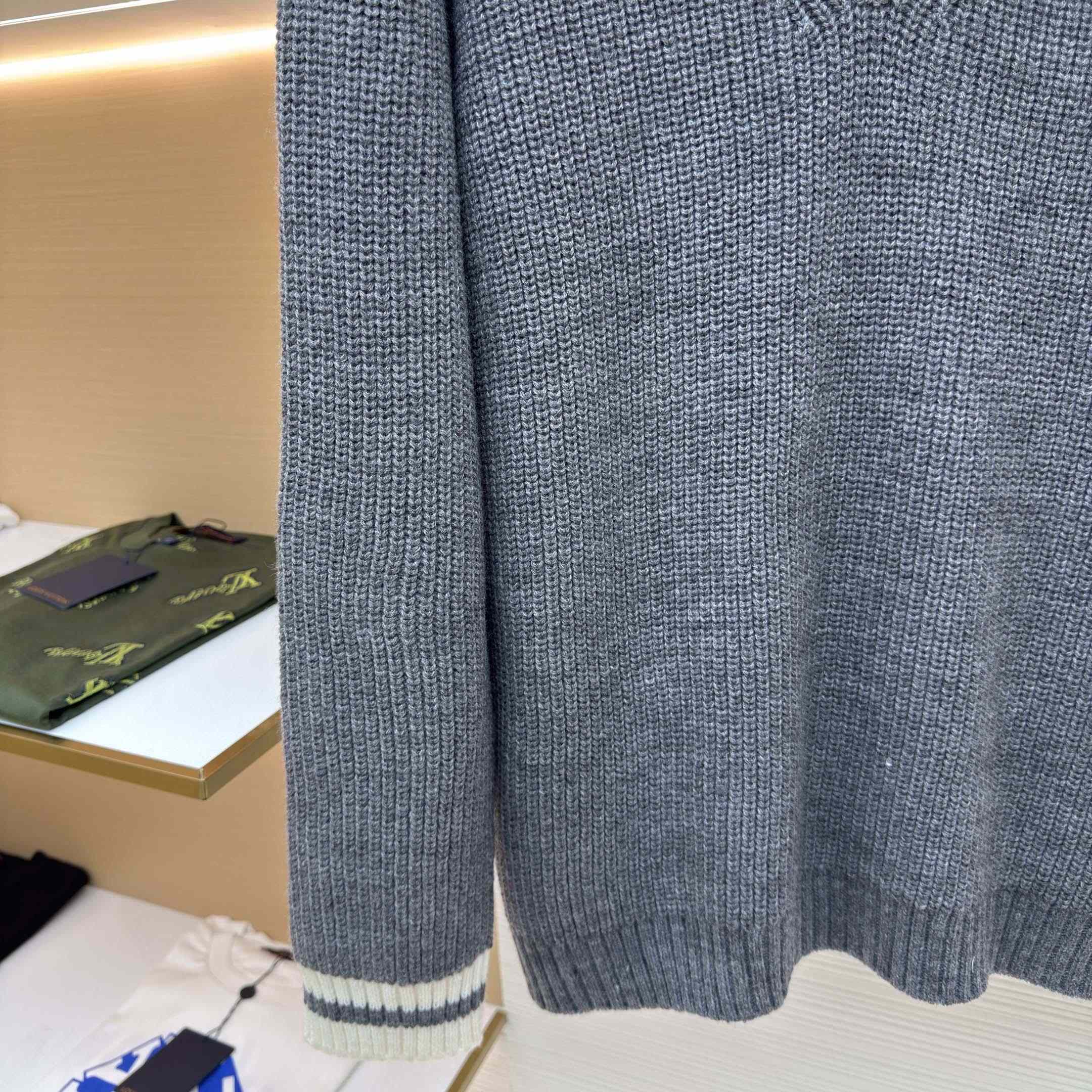 Miu Miu Wool And Cashmere V-neck Sweater - FashionPlug