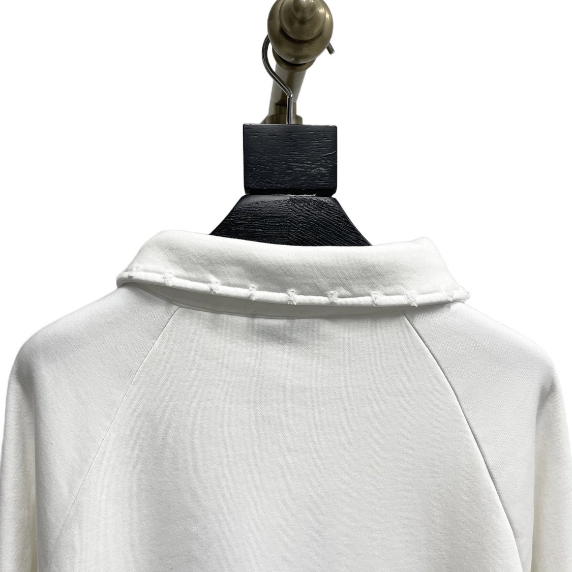 Miu Miu Logo-patch Polo Sweatshirt   60037 - FashionPlug