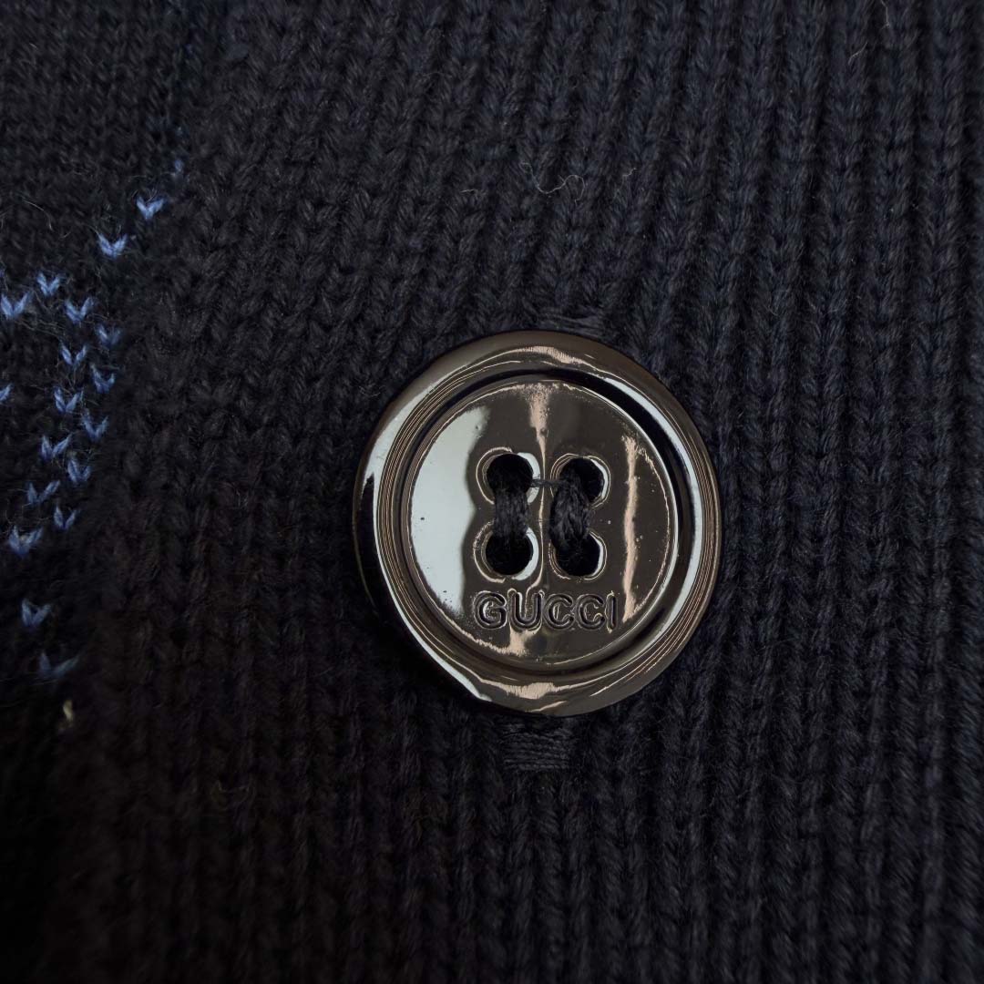 Gucci GG Double Wool Knit Sweater - FashionPlug