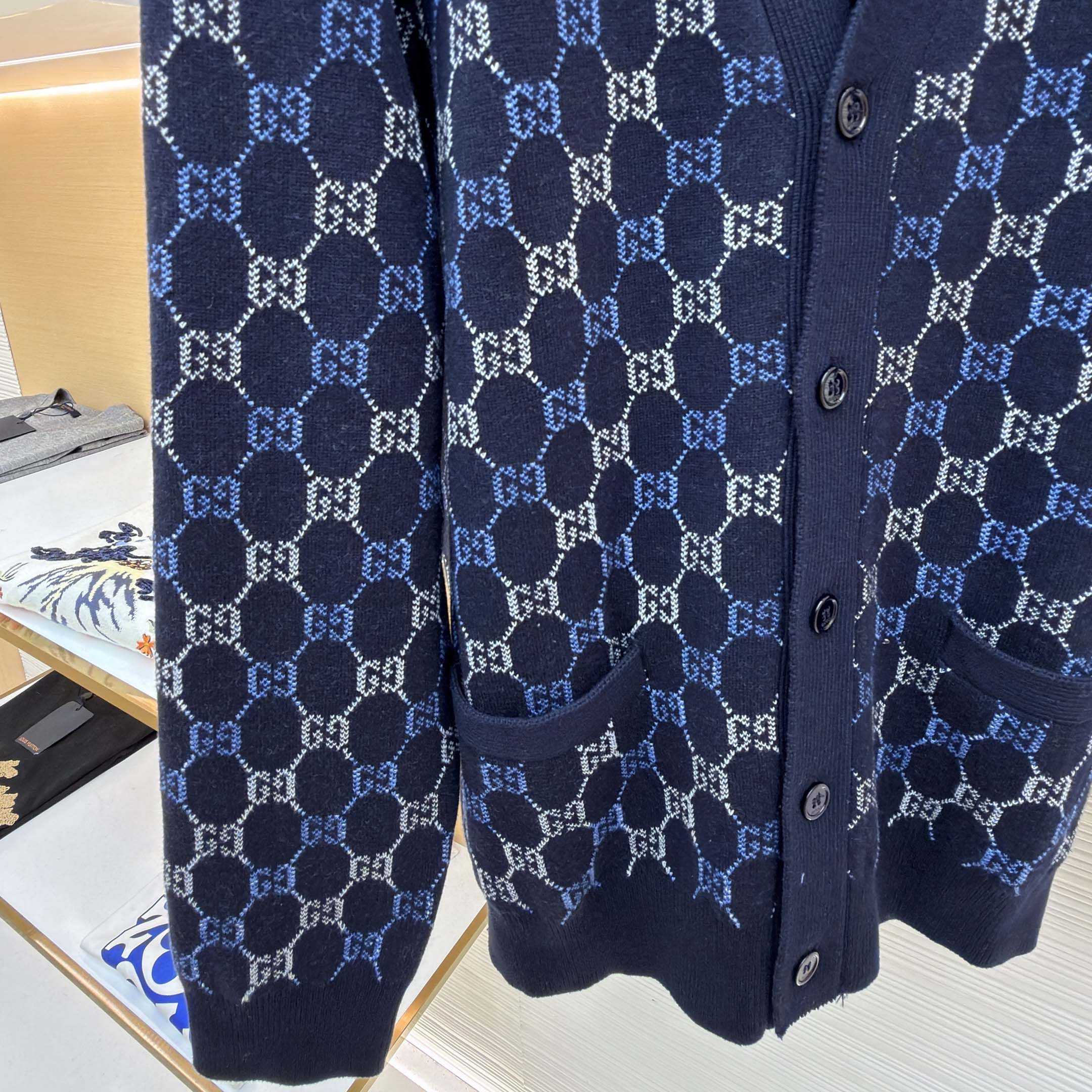 Gucci GG Double Wool Knit Sweater - FashionPlug