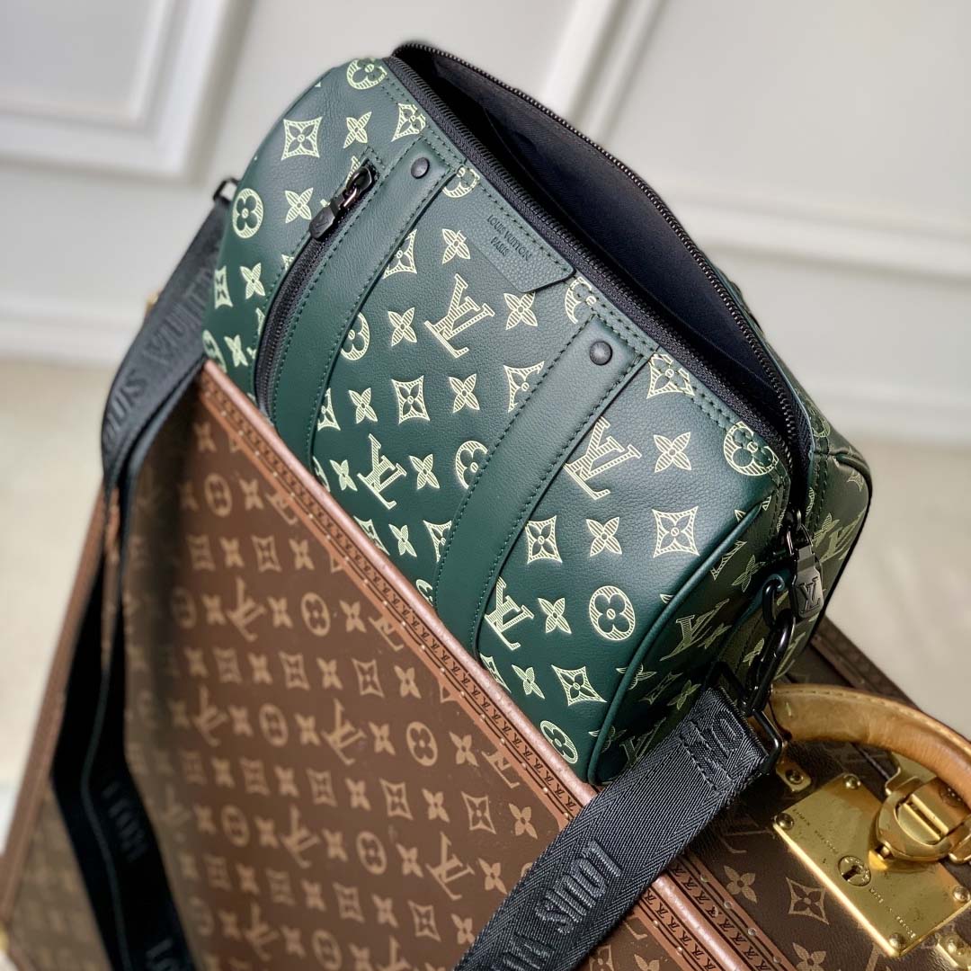 Louis Vuitton City Keepall Monogram Shadow   M27184 - FashionPlug