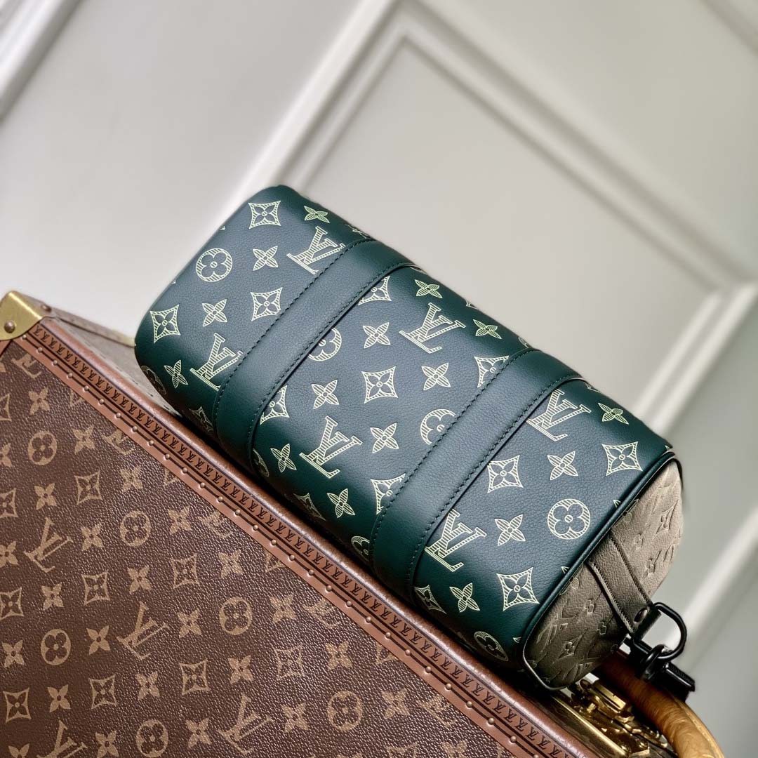 Louis Vuitton City Keepall Monogram Shadow   M27184 - FashionPlug