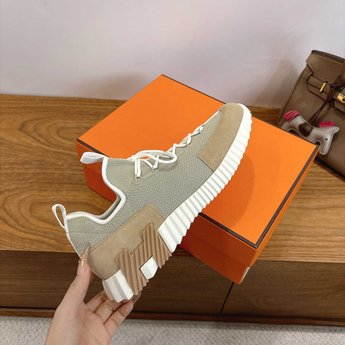 Hermes Lift Slip-on Sneaker - FashionPlug