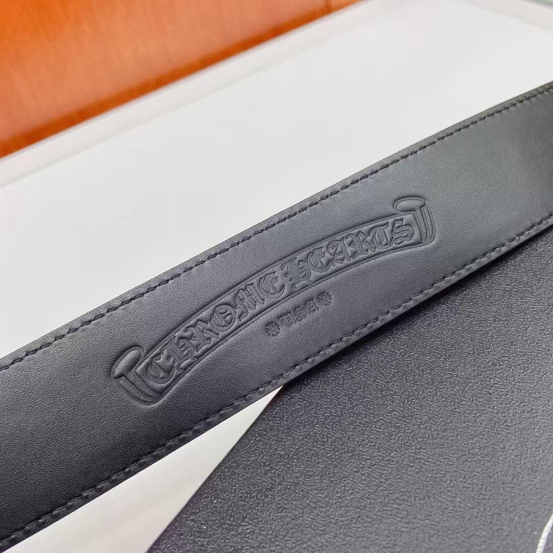 Chrome Hearts Leather Belt   - FashionPlug