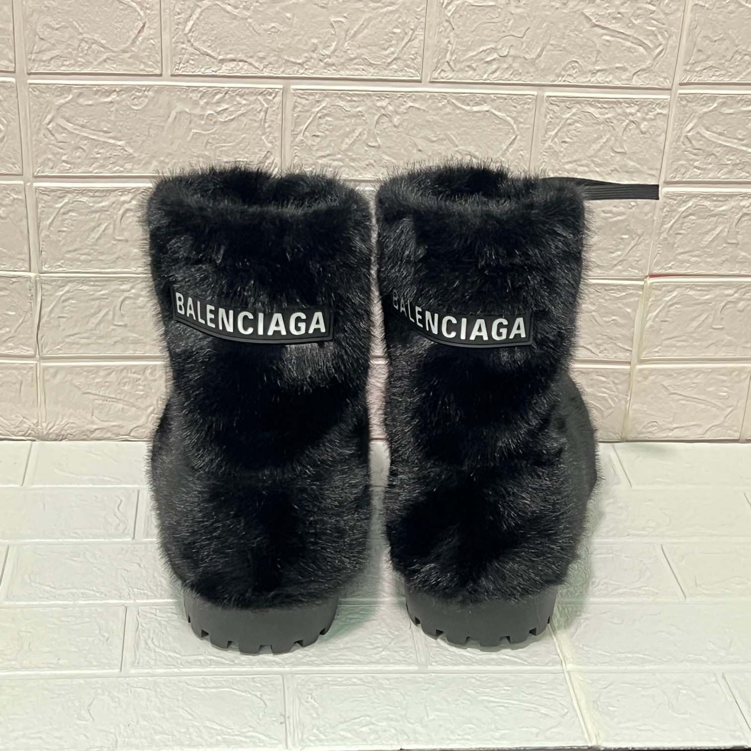Balenciaga Alaska Low Boot In Black Synthetic Material - FashionPlug
