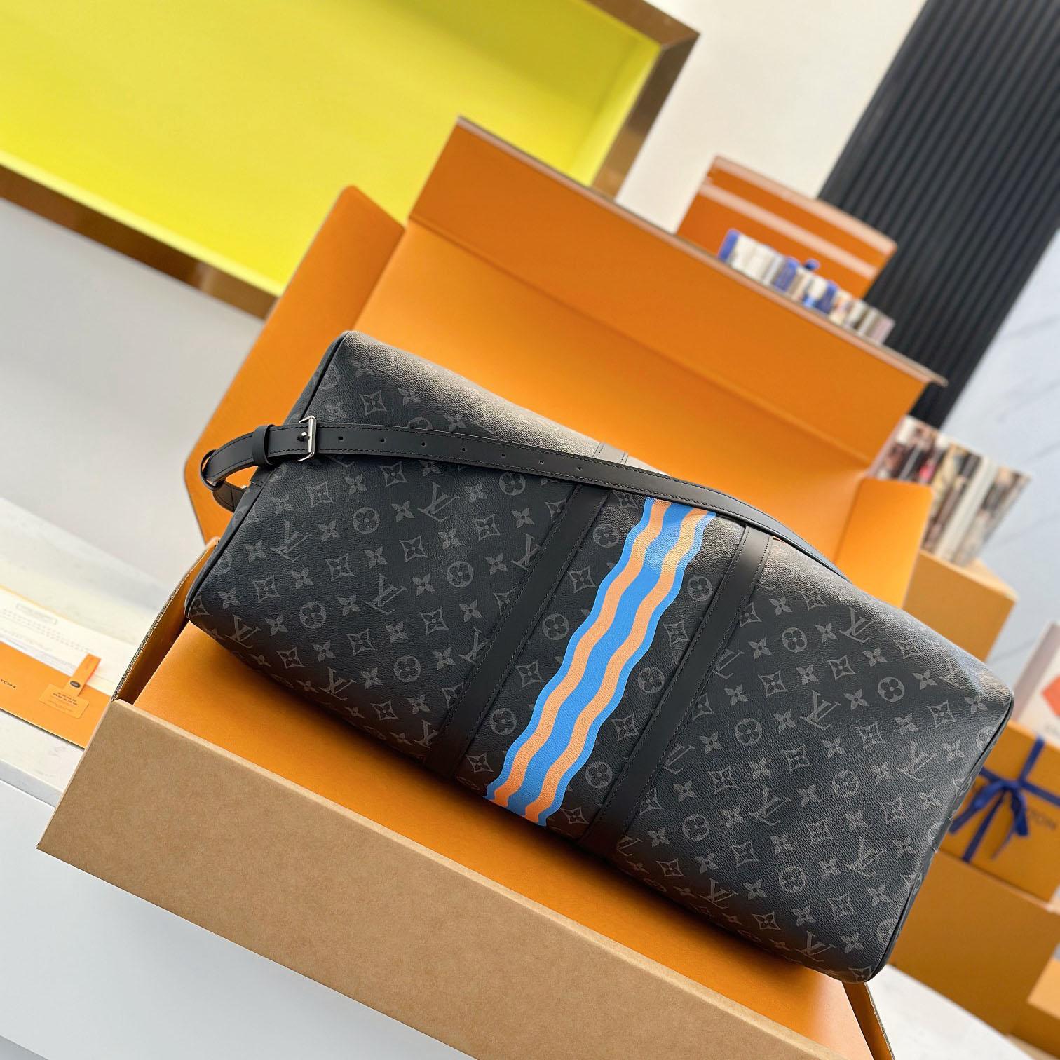 Louis Vuitton Keepall Bandoulière 55 Mon Monogram P01951 - FashionPlug