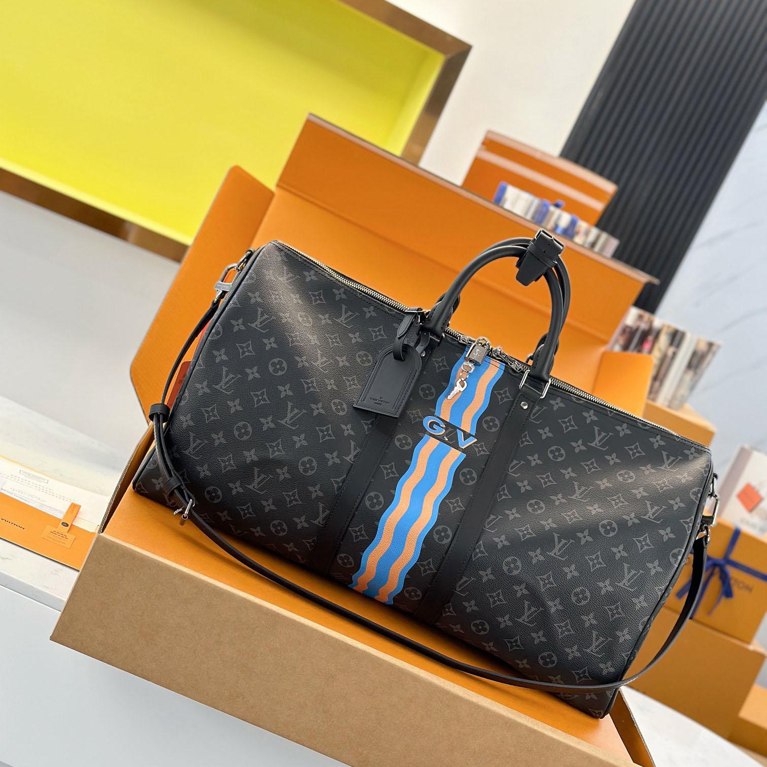 Louis Vuitton Keepall Bandoulière 55 Mon Monogram P01951 - FashionPlug