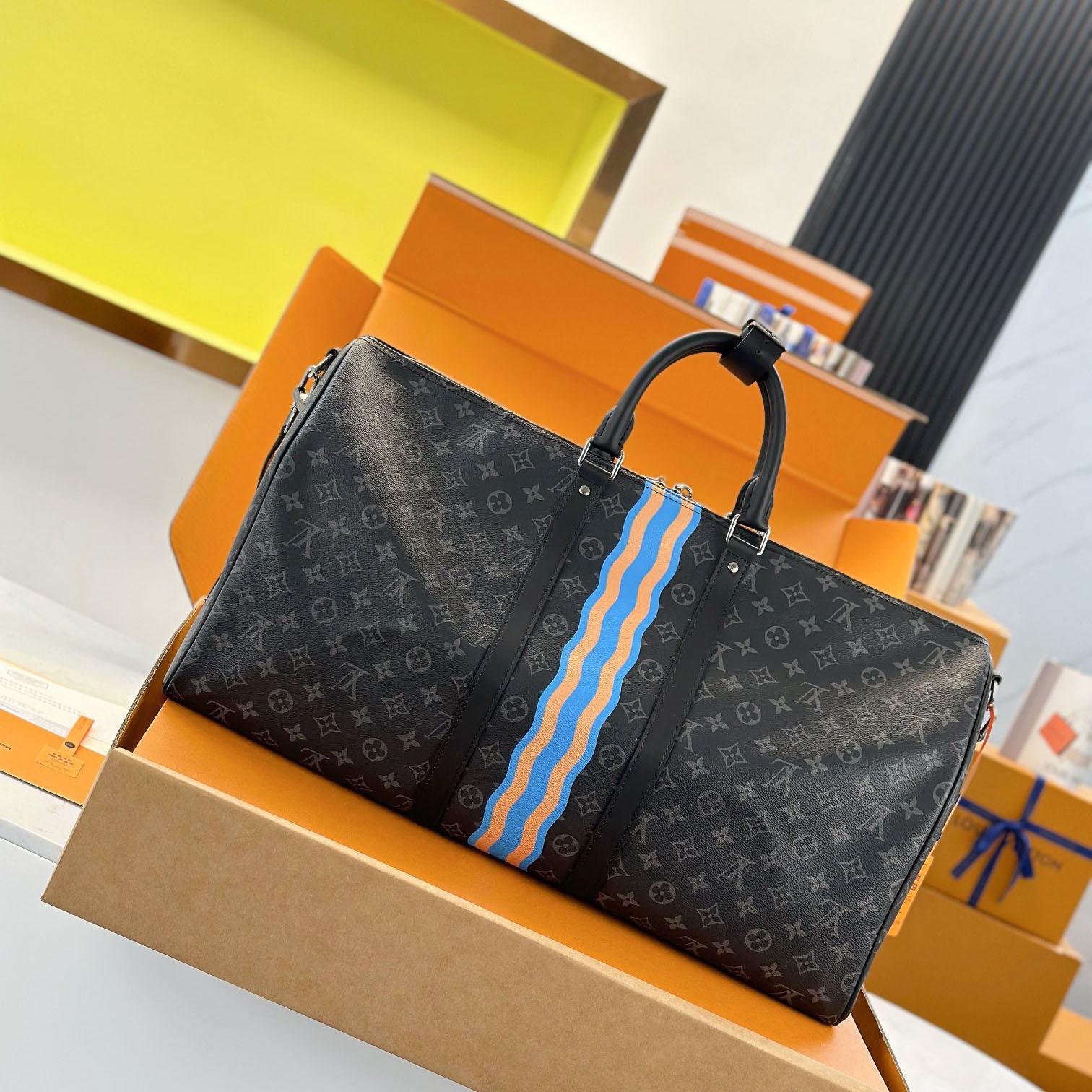 Louis Vuitton Keepall Bandoulière 55 Mon Monogram P01951 - FashionPlug