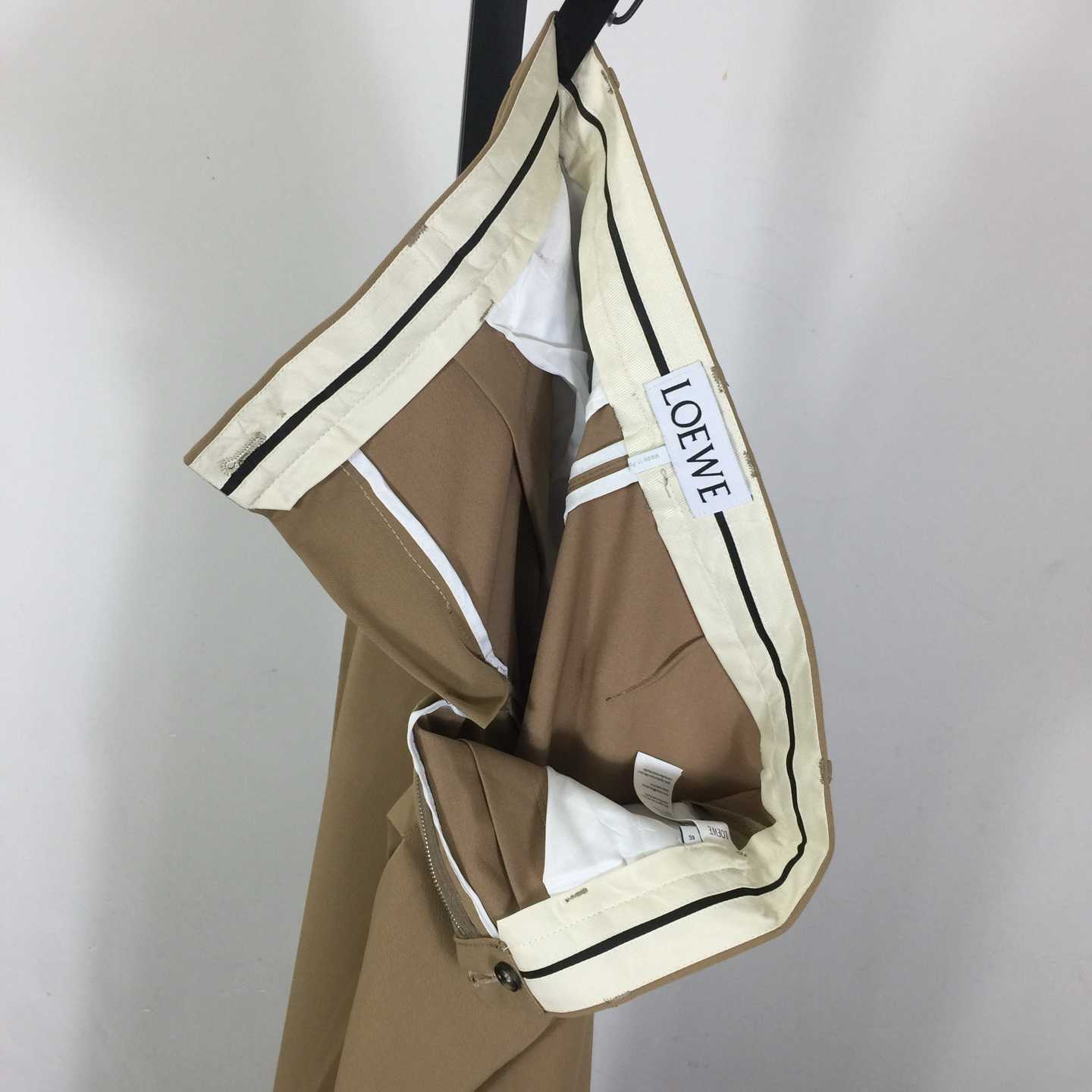 Loewe Low Crotch Trousers In Cotton  - FashionPlug