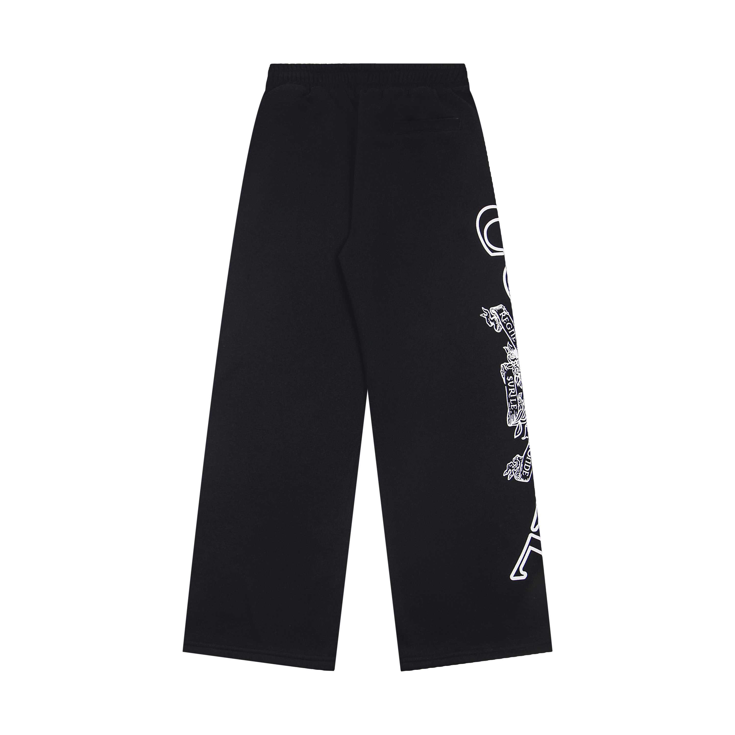 Corteiz RTW Superior Royale Open Hem Black Pants - FashionPlug