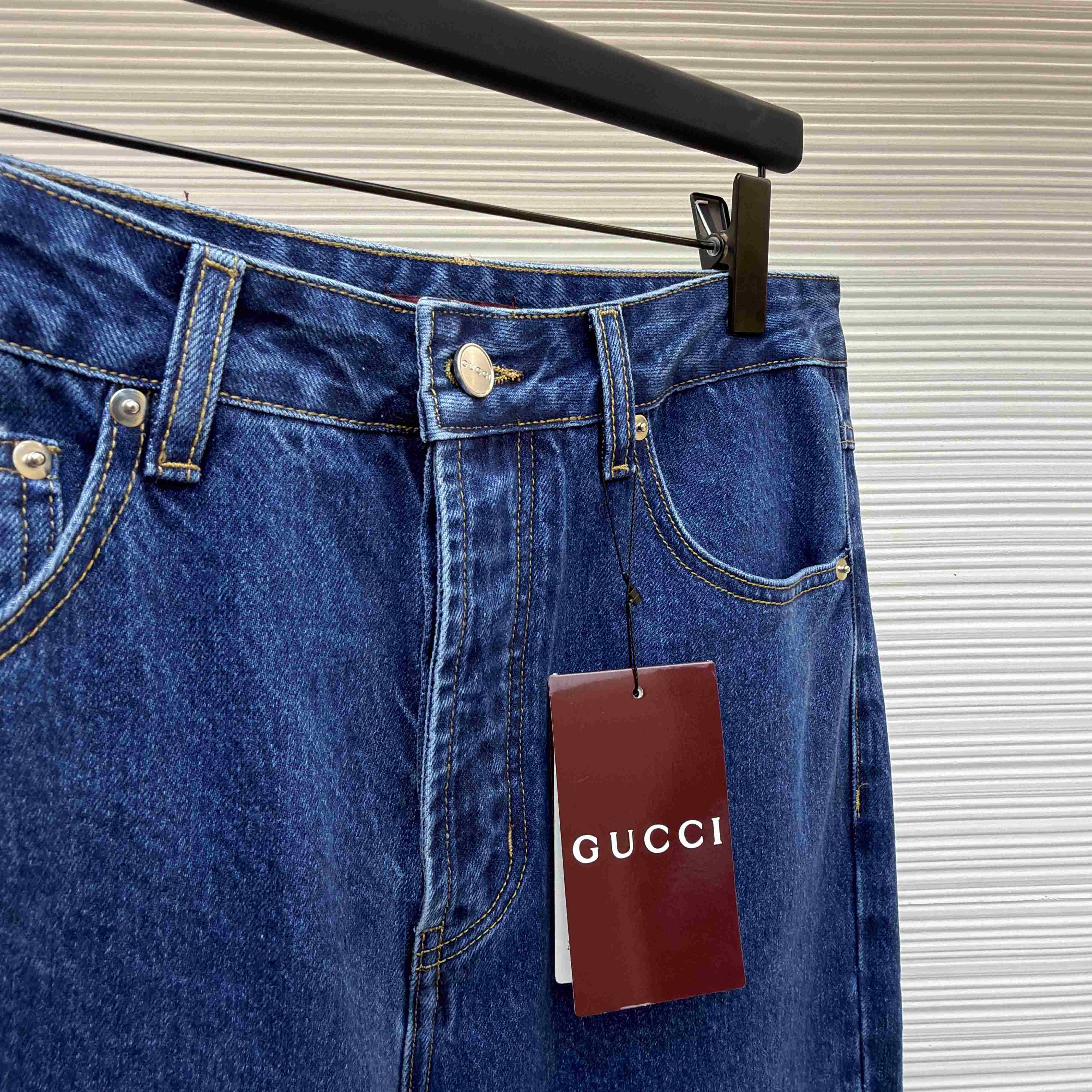 Gucci Cropped Denim Pant - FashionPlug
