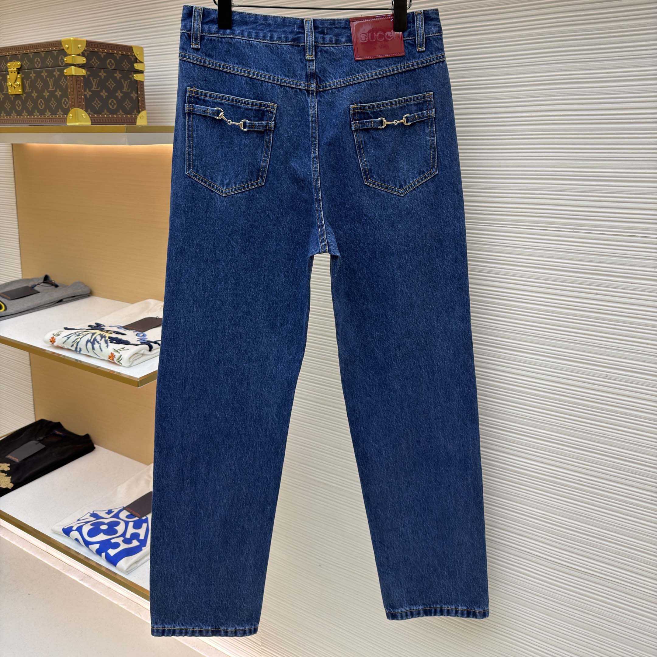 Gucci Cropped Denim Pant - FashionPlug