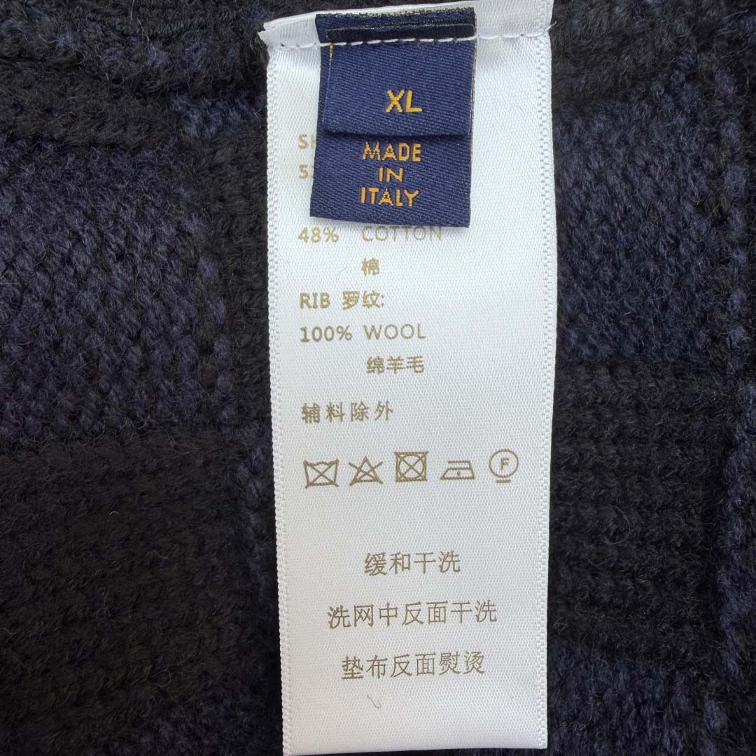 Louis Vuitton Damier Knit Blouson   1AJBVQ - FashionPlug