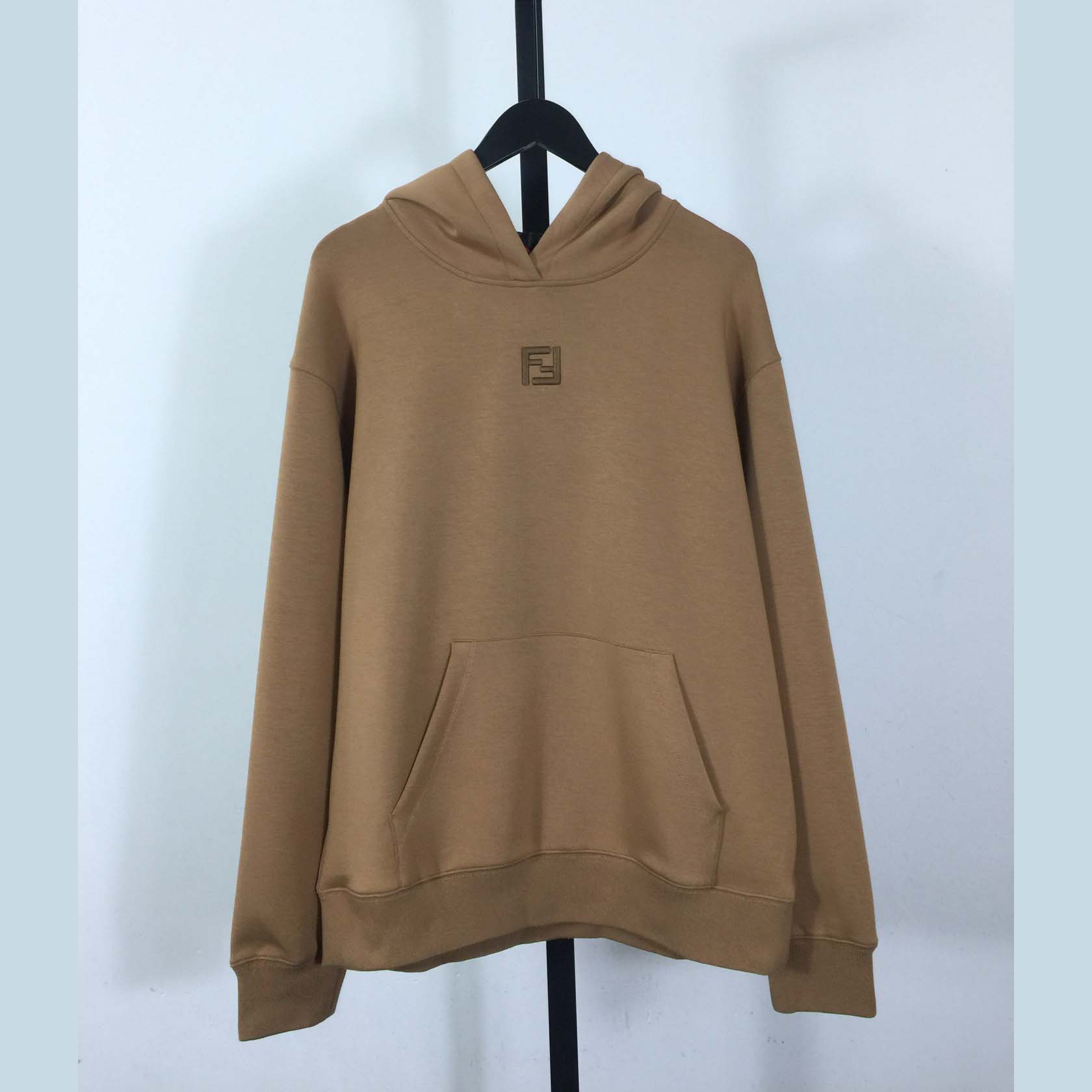 Fendi FF-embroidered Hoodie - FashionPlug