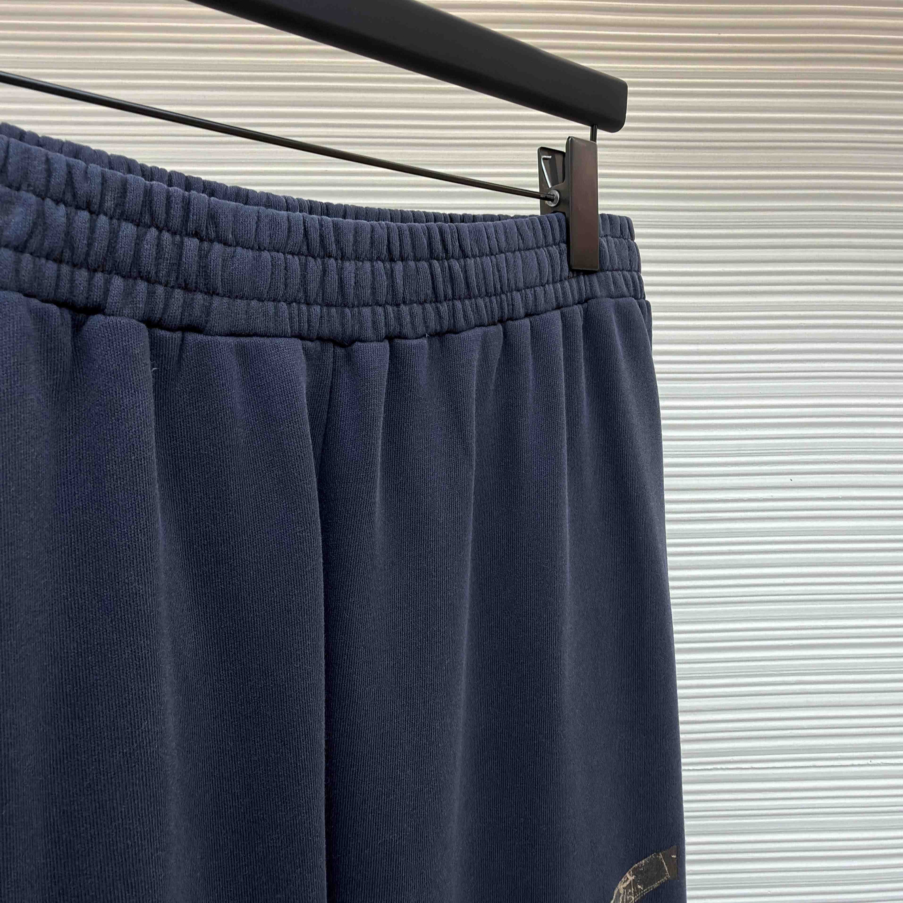 Balenciaga Transparent Tape Baggy Pants In Faded Black - FashionPlug