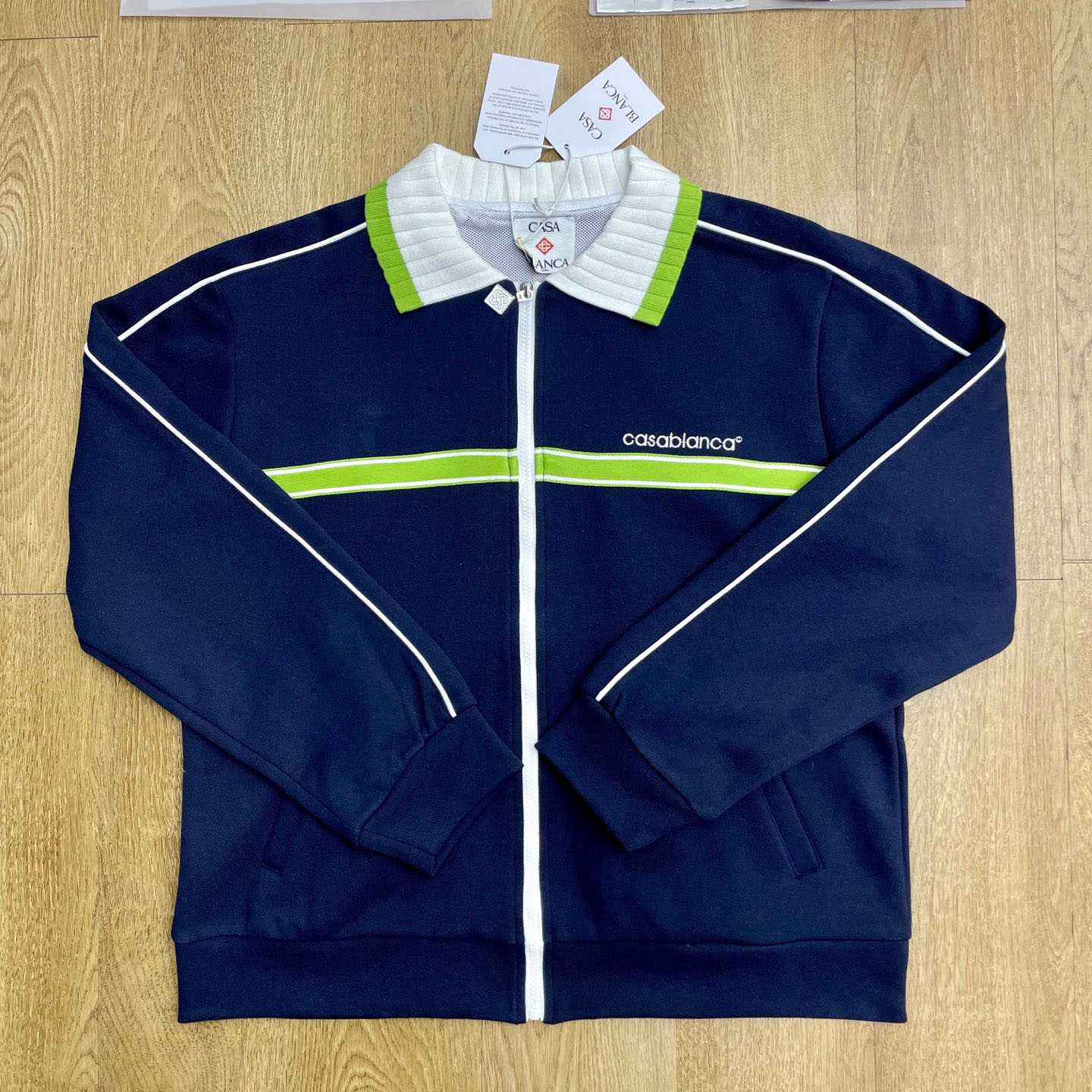 Casablanca Pique Track Jacket C1136 - FashionPlug