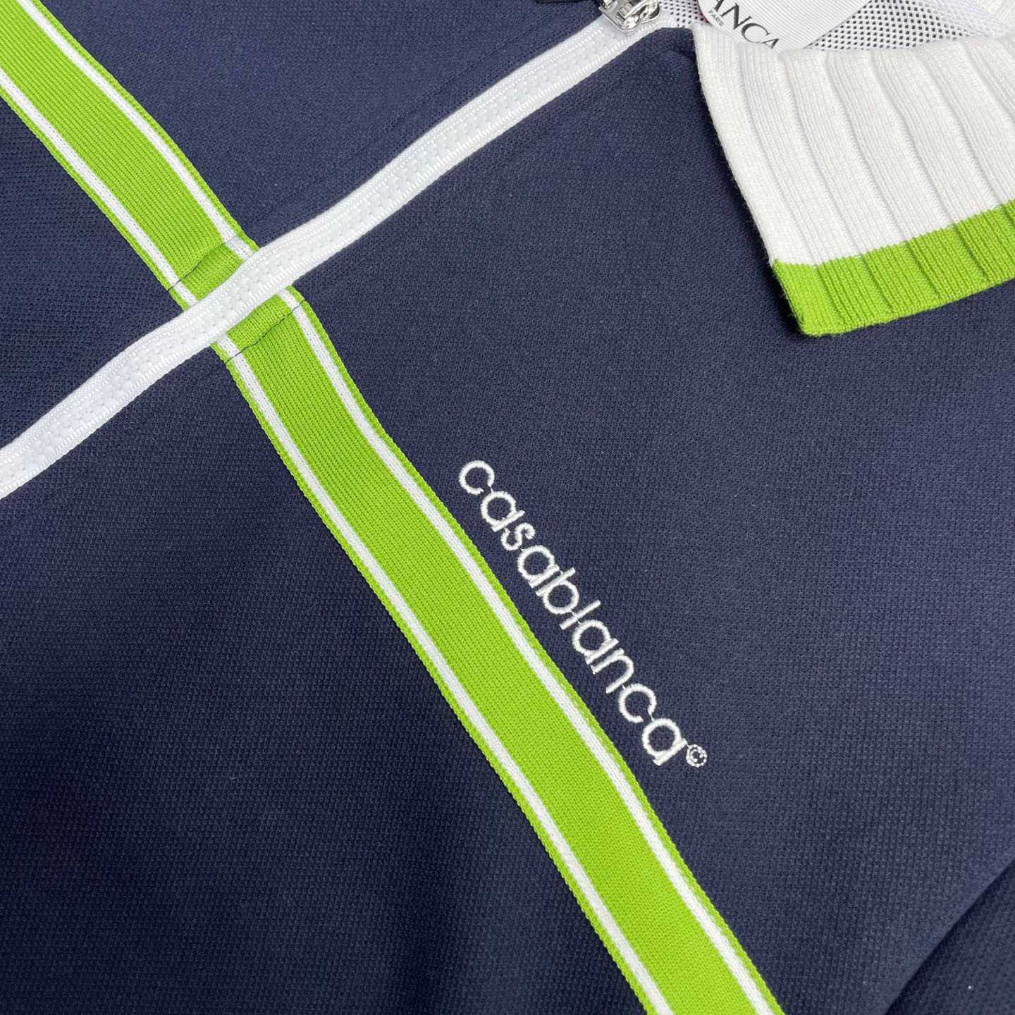 Casablanca Pique Track Jacket C1136 - FashionPlug