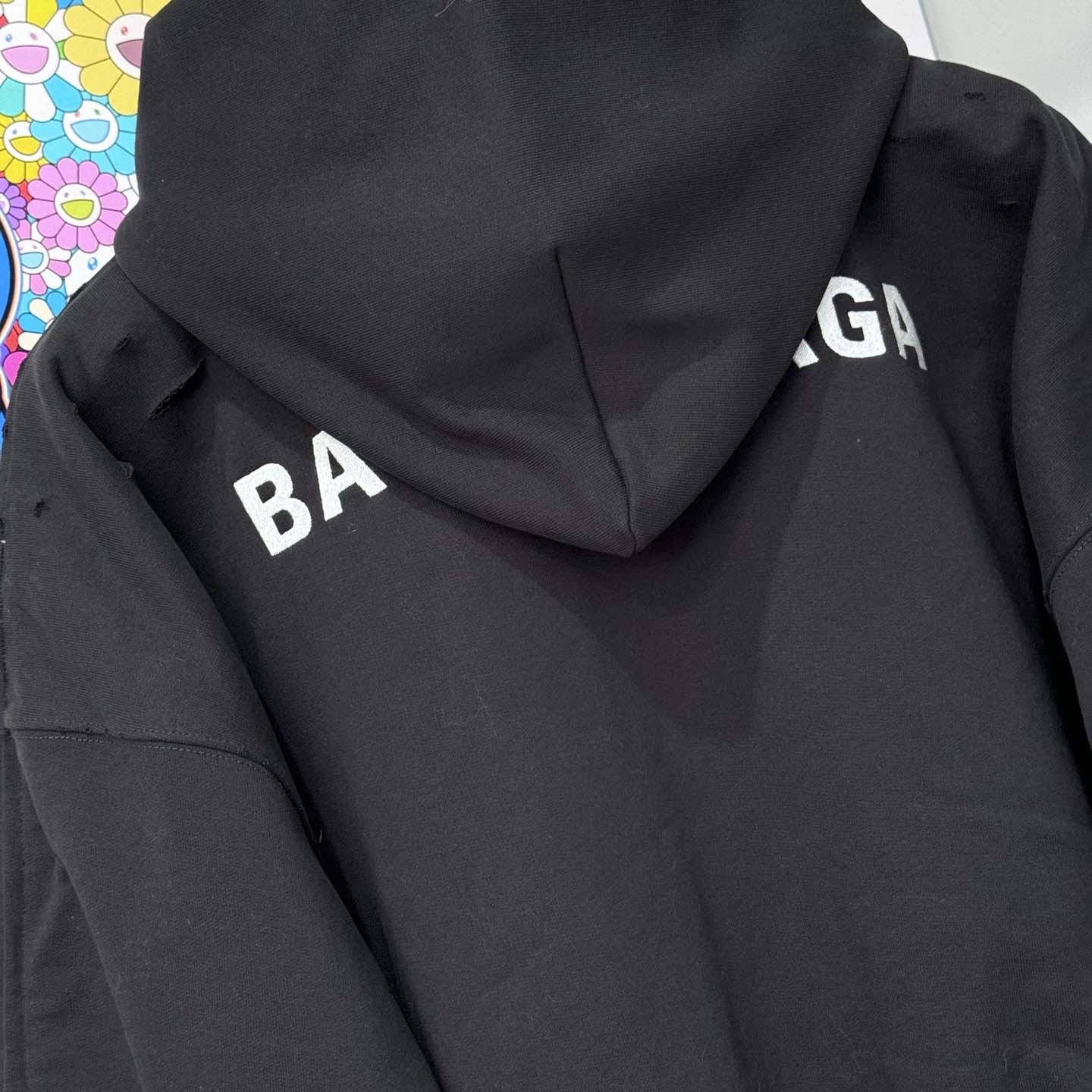 Balenciaga Hooded Cotton Jacket - FashionPlug